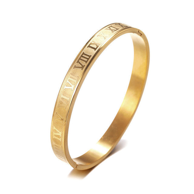 ROMAN BANGLE - GOLD - JULIVNO