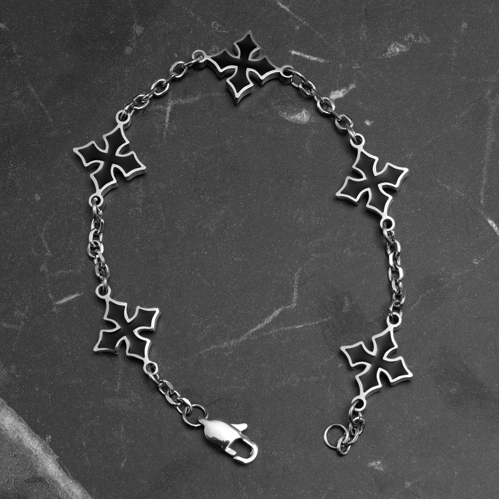 Luxury white gold Julivno signature Van bracelet