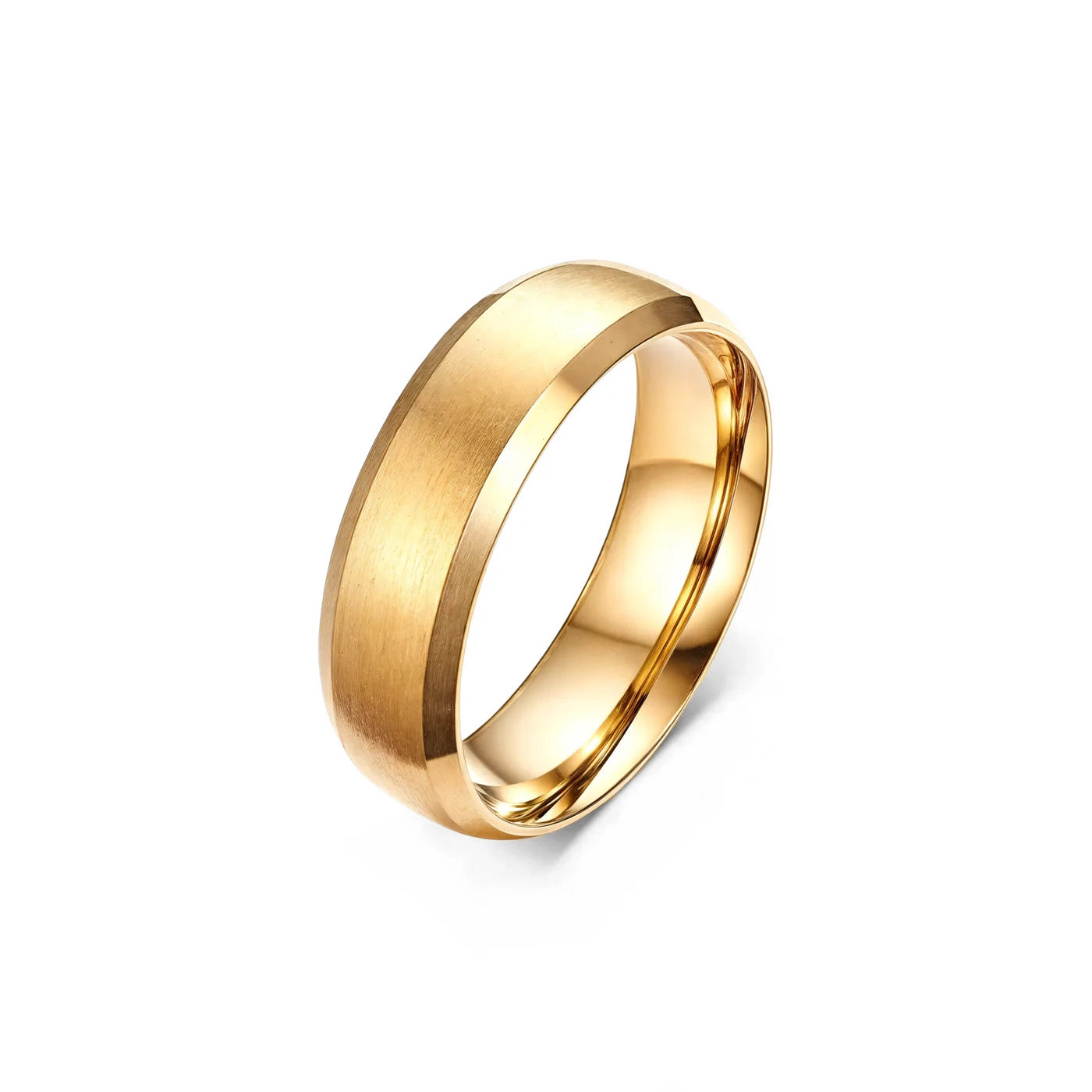 BRUSHED RING - GOLD (6𝘮𝘮)