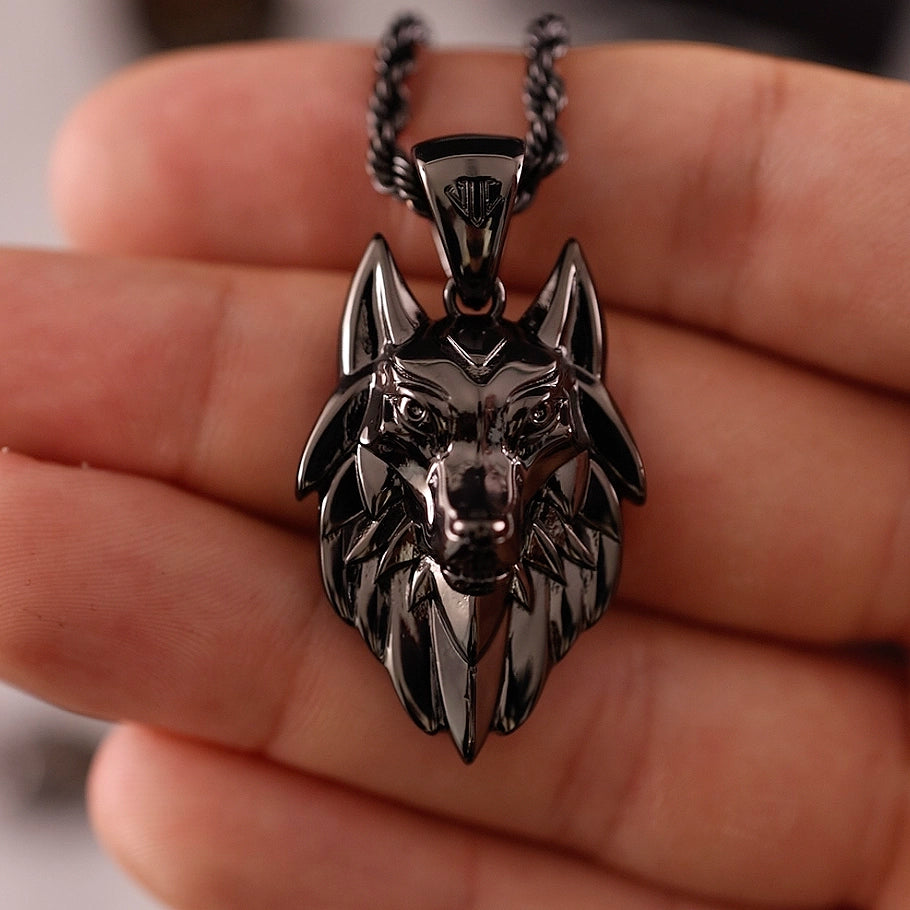 COLGANTE DE LOBO - NEGRO