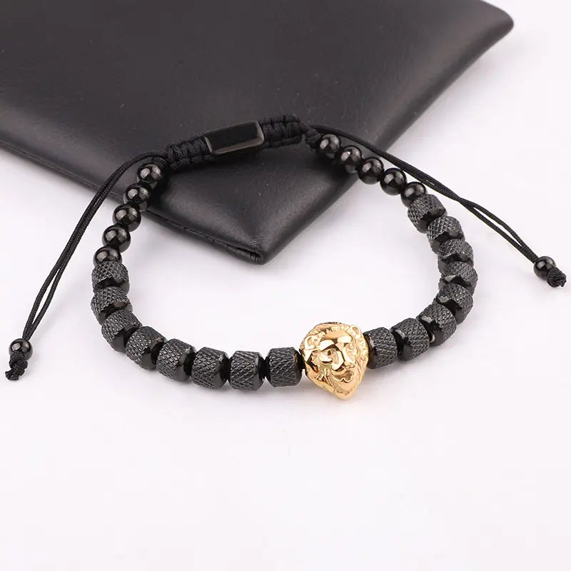 LION HEAD - BLACK/GOLD - JULIVNO
