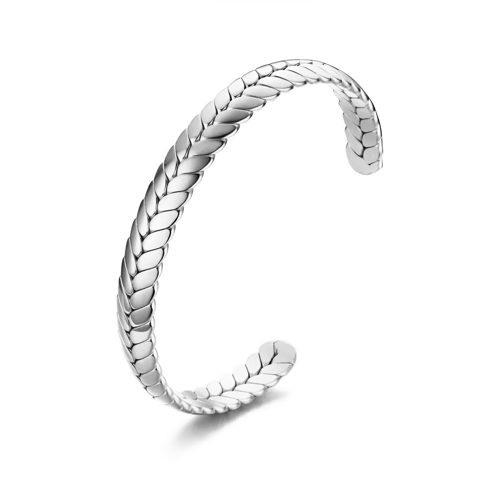 WHEAT CUFF - WHITE GOLD