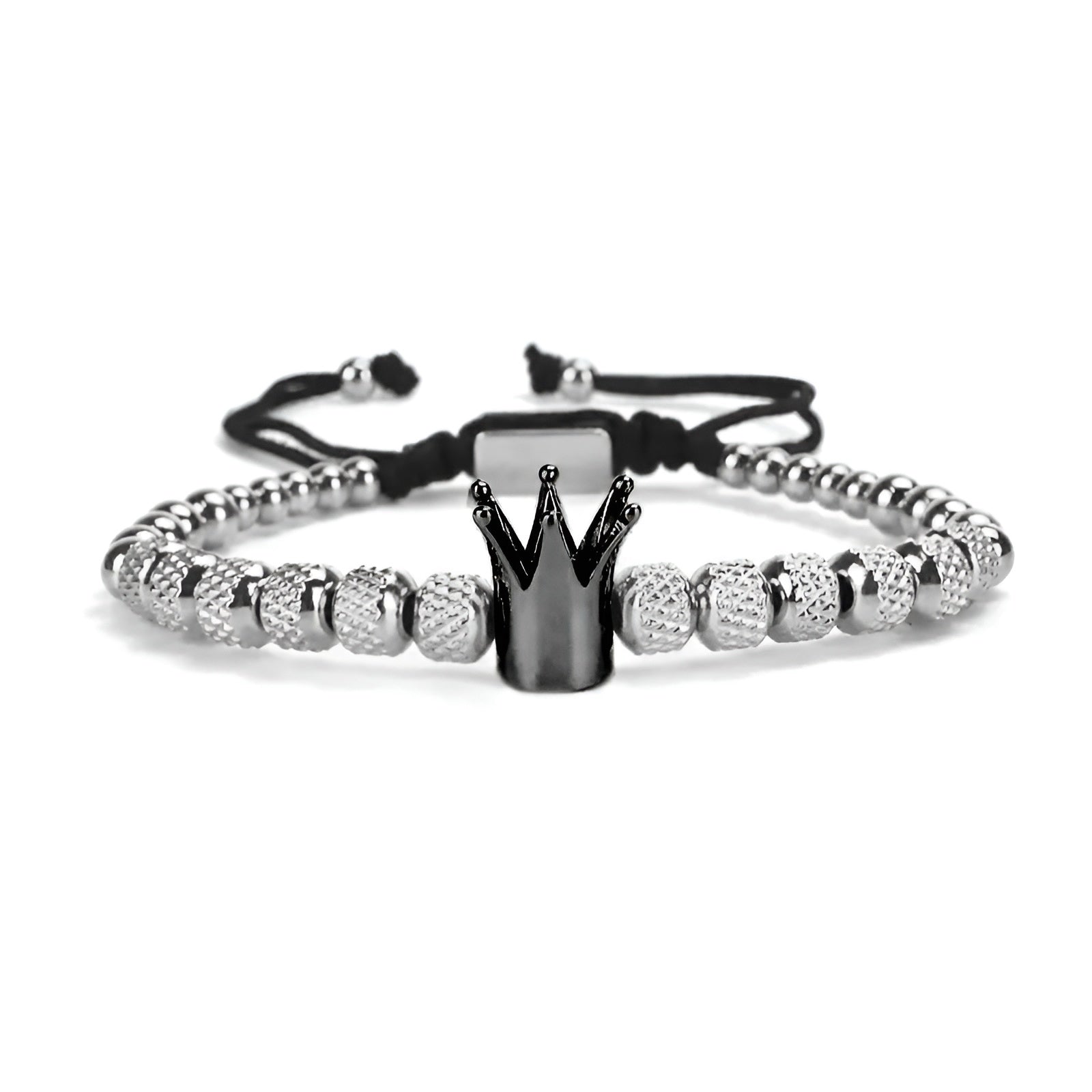 CROWN BRACELET - WHITE GOLD