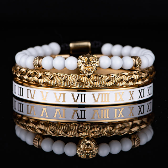 TRIO LION - WHITE/GOLD - JULIVNO