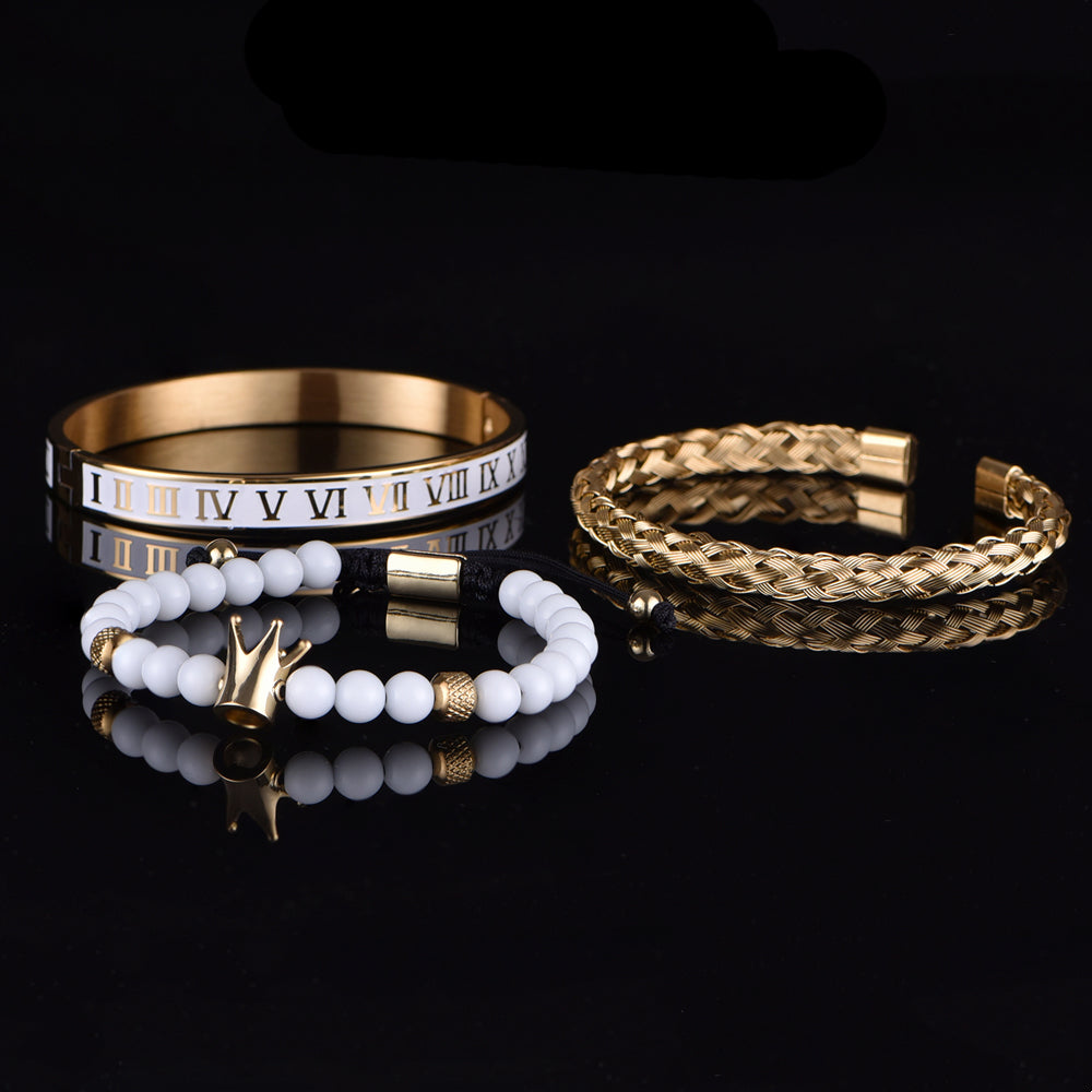 TRIO ROYAL - WHITE/GOLD - JULIVNO
