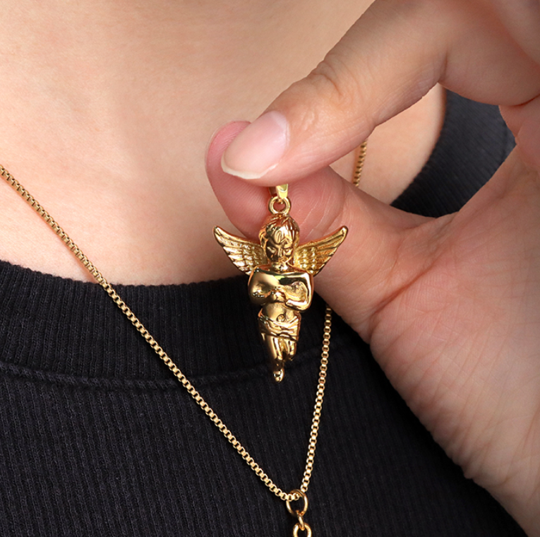 ANGEL PENDANT - GOLD - JULIVNO