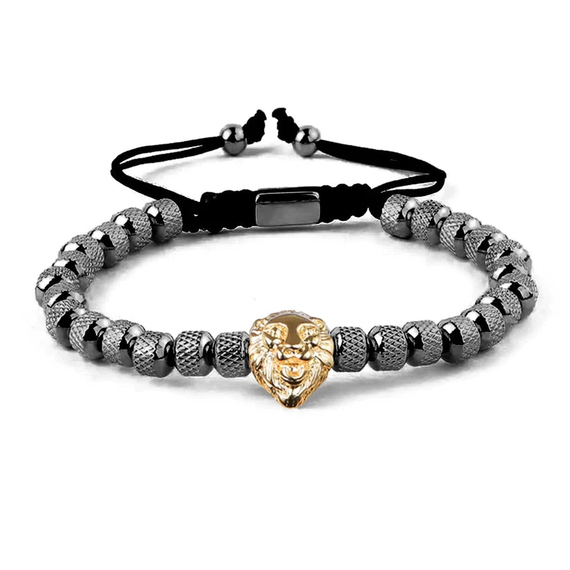 LION HEAD - BLACK/GOLD - JULIVNO