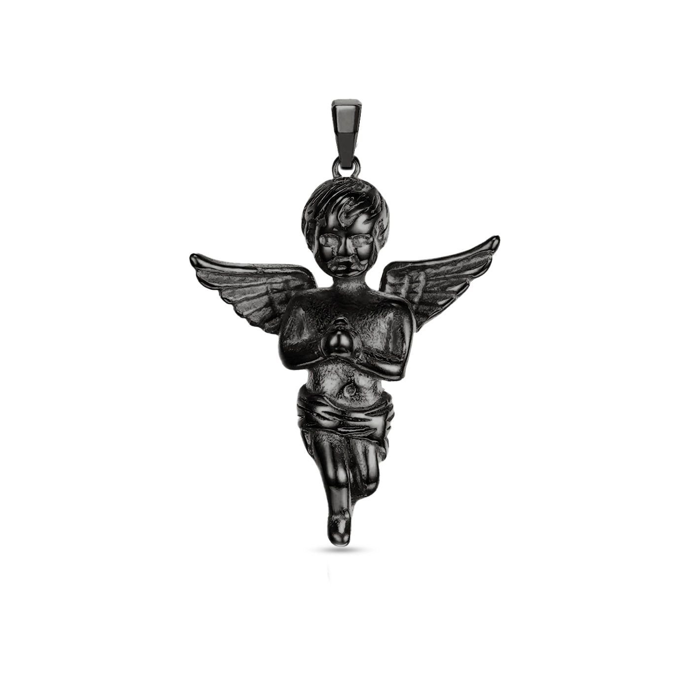 ANGEL PENDANT - BLACK (30𝘮𝘮)