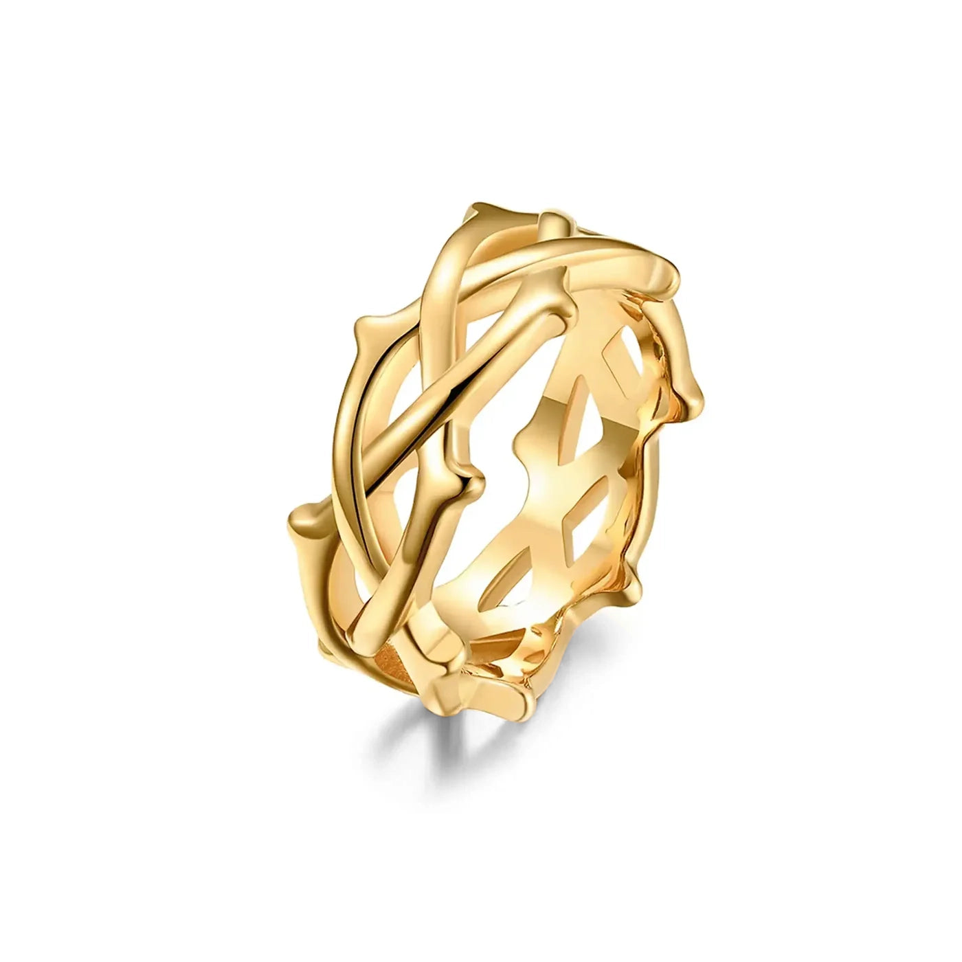 THORNS RING - GOLD (7𝘮𝘮)