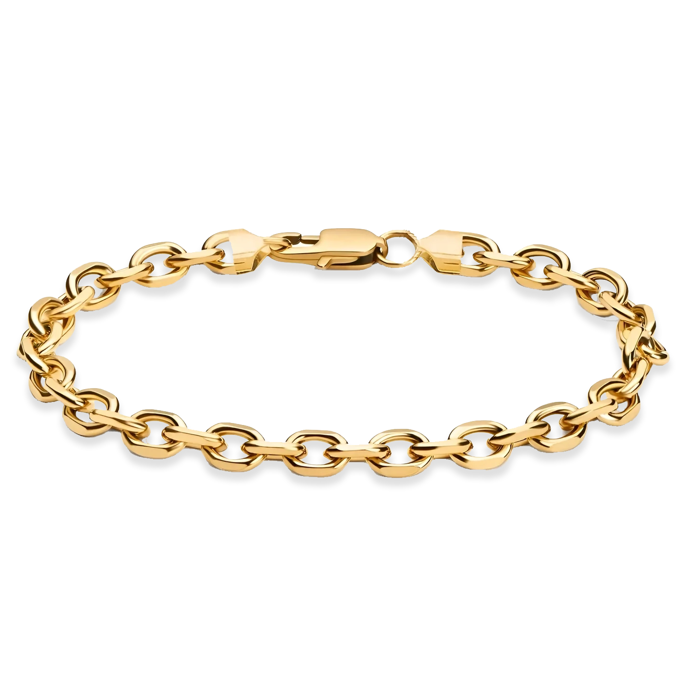 CABLE BRACELET - GOLD (5𝘮𝘮)