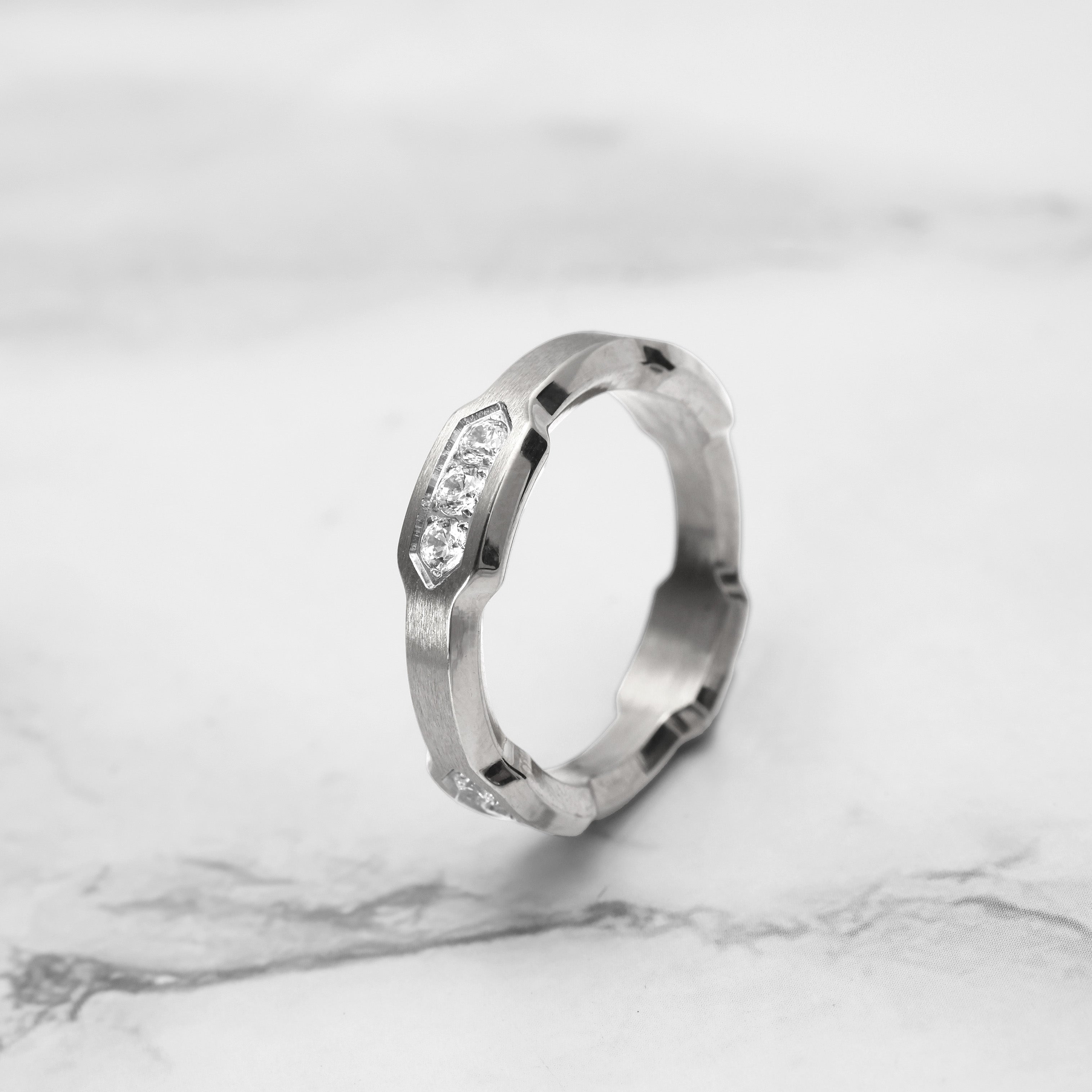 Diamond Hex Ring