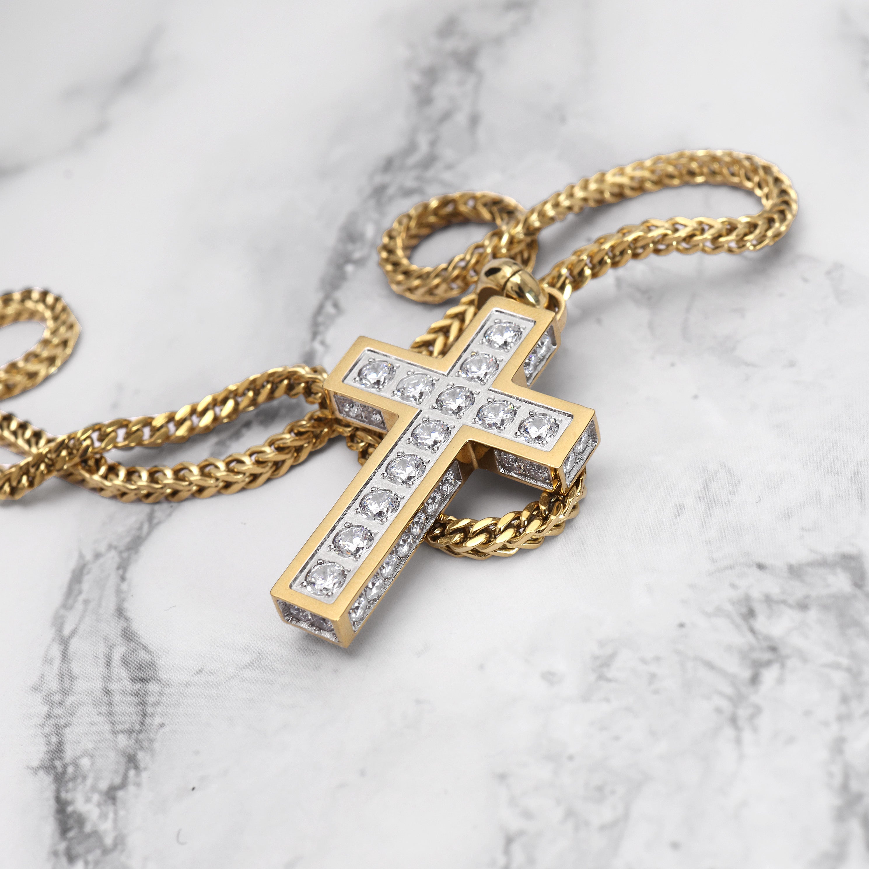 Crystal Cross Pendant