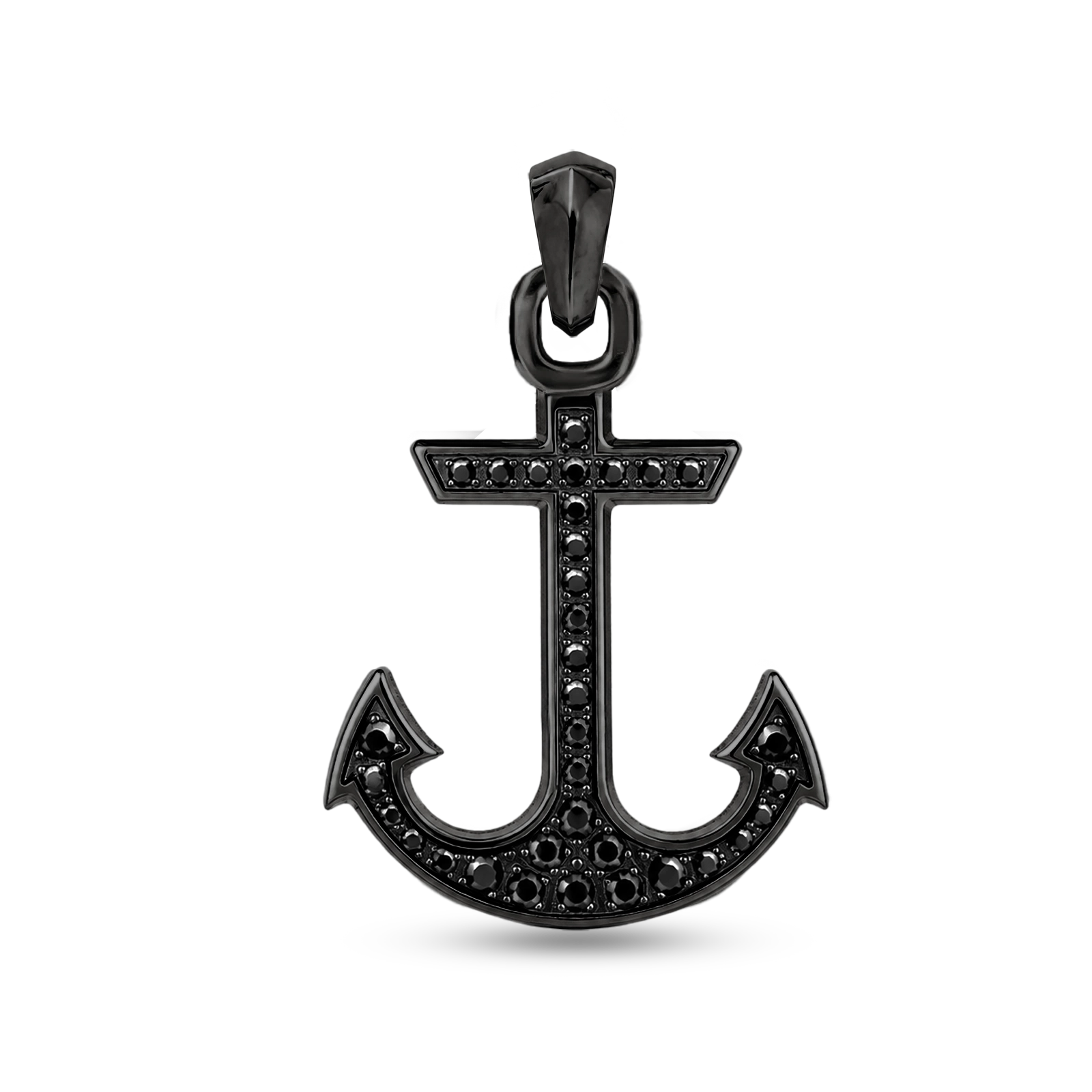 Diamond Anchor Pendant
