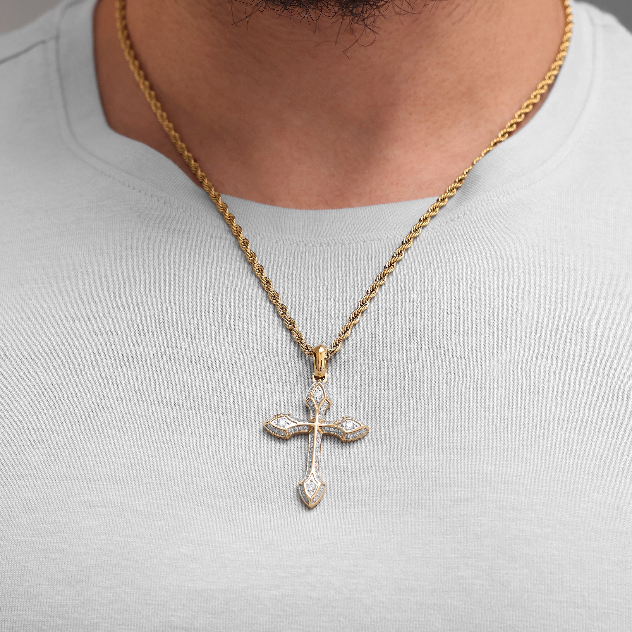 Diamond Cross Pendant