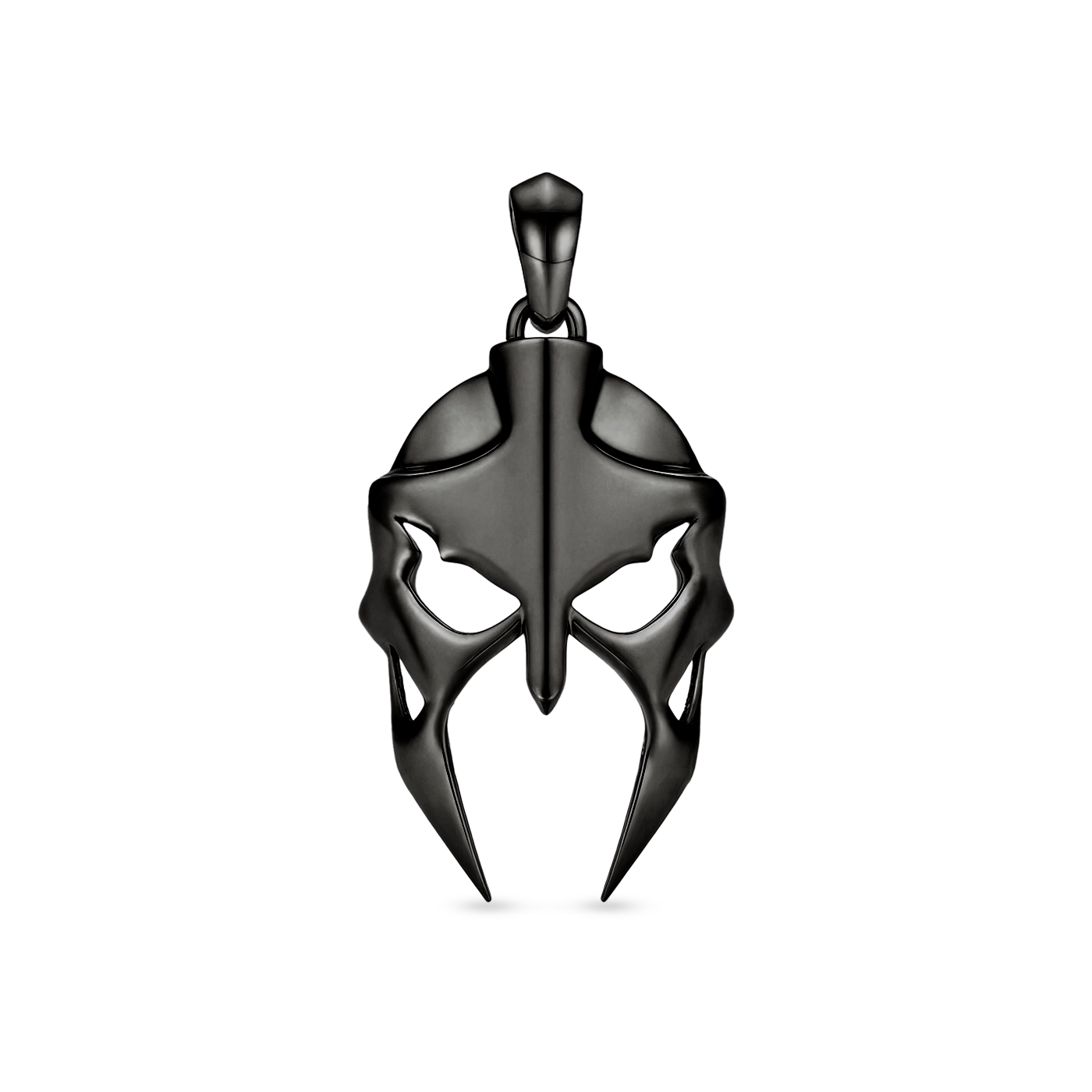Gladiator sparta pendant black rhodium plated 28mm for men