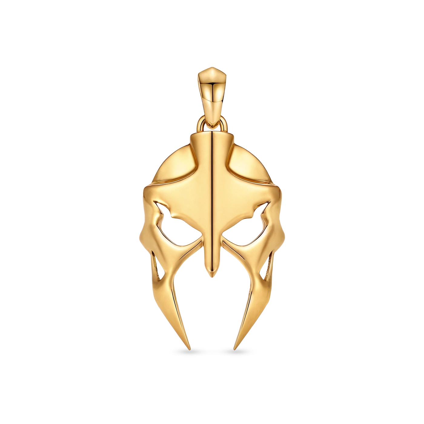 Gladiator sparta pendant 18K gold plated 28mm for men