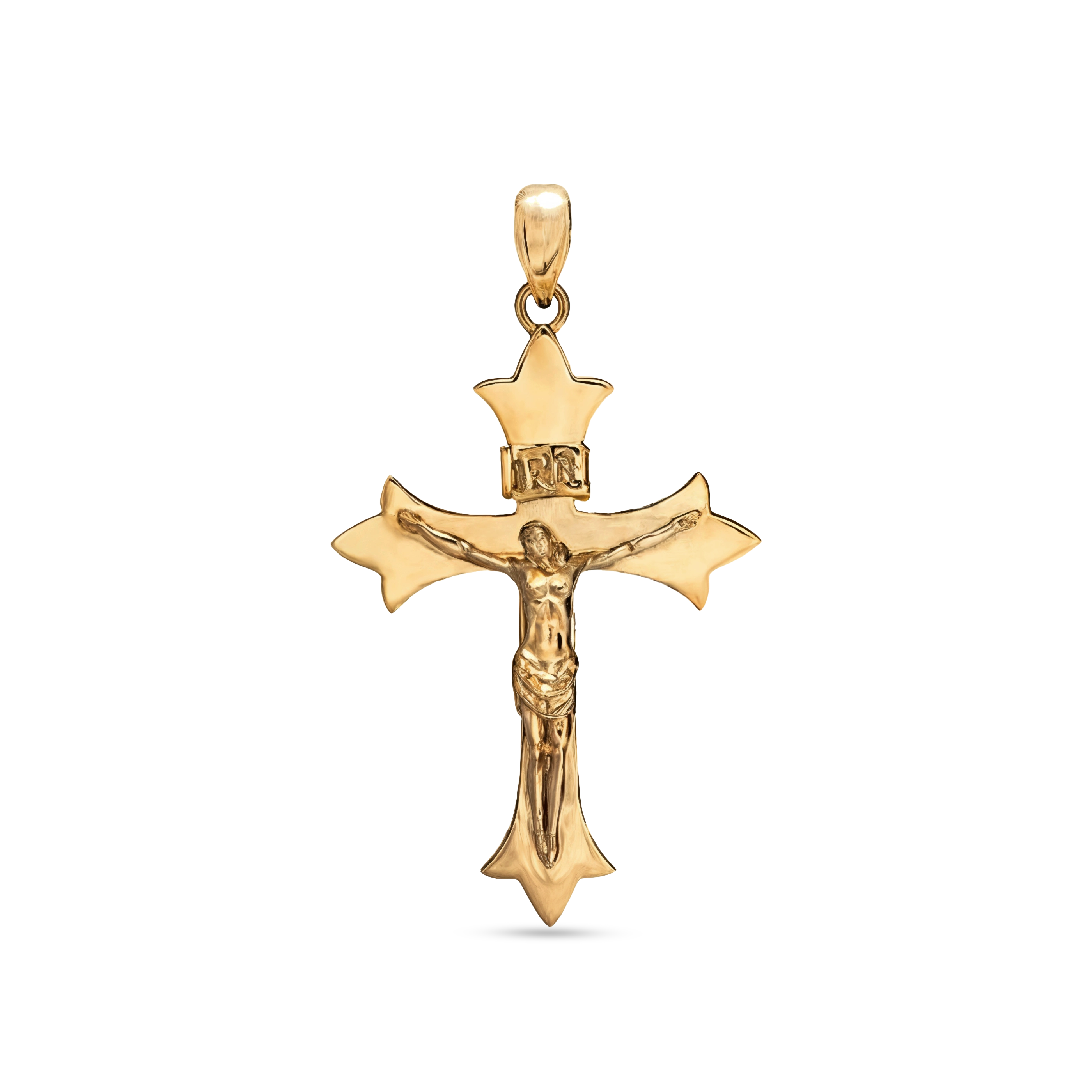 MEDIEVAL CROSS PENDANT - GOLD