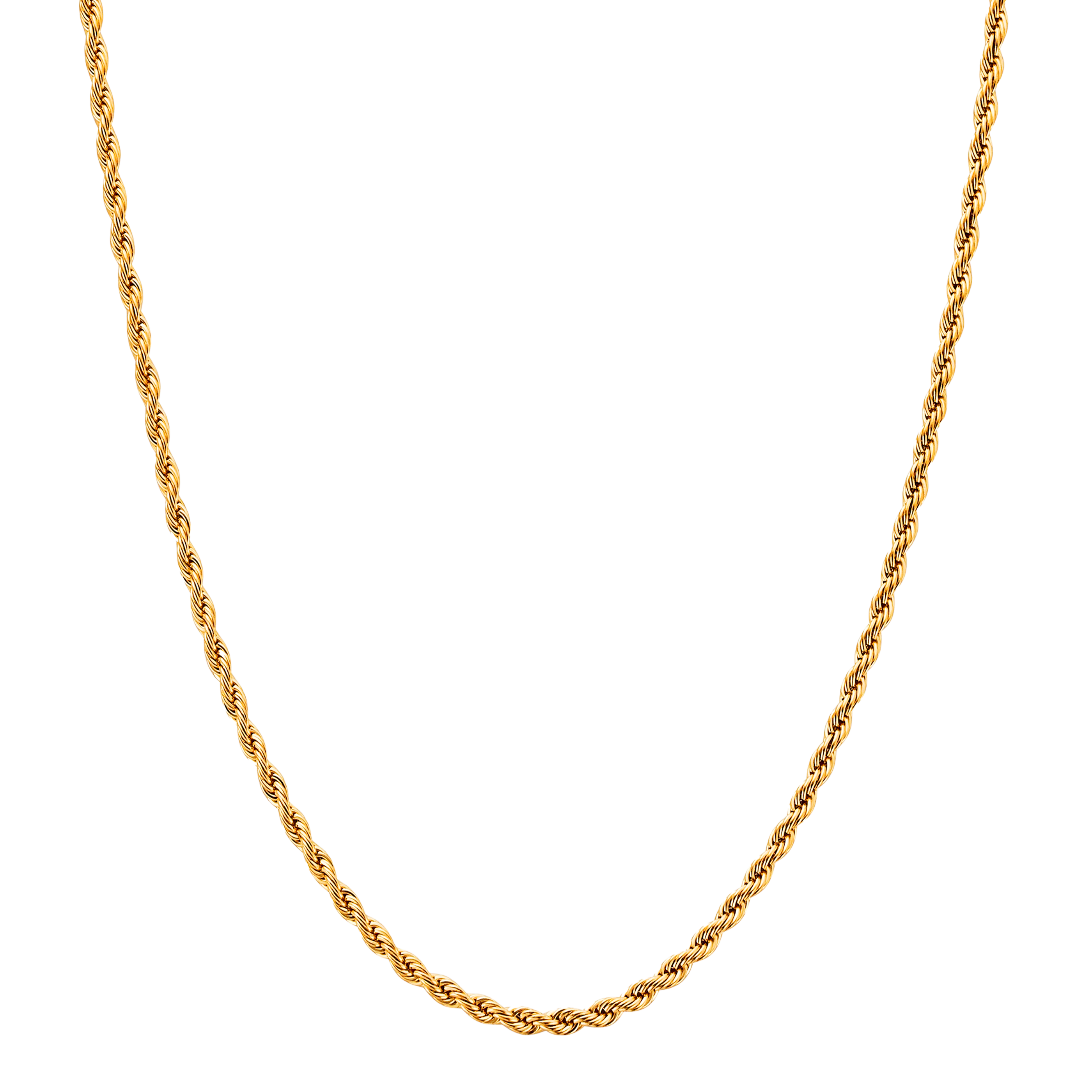 ROPE CHAIN - GOLD (3𝘮𝘮)