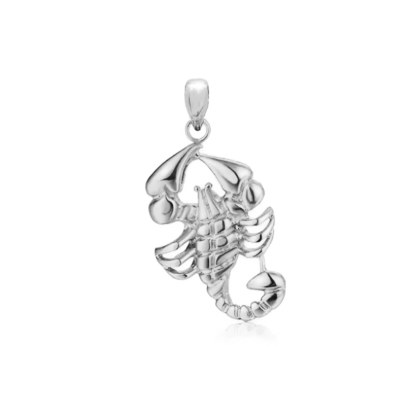 SCORPION PENDANT - WHITE GOLD