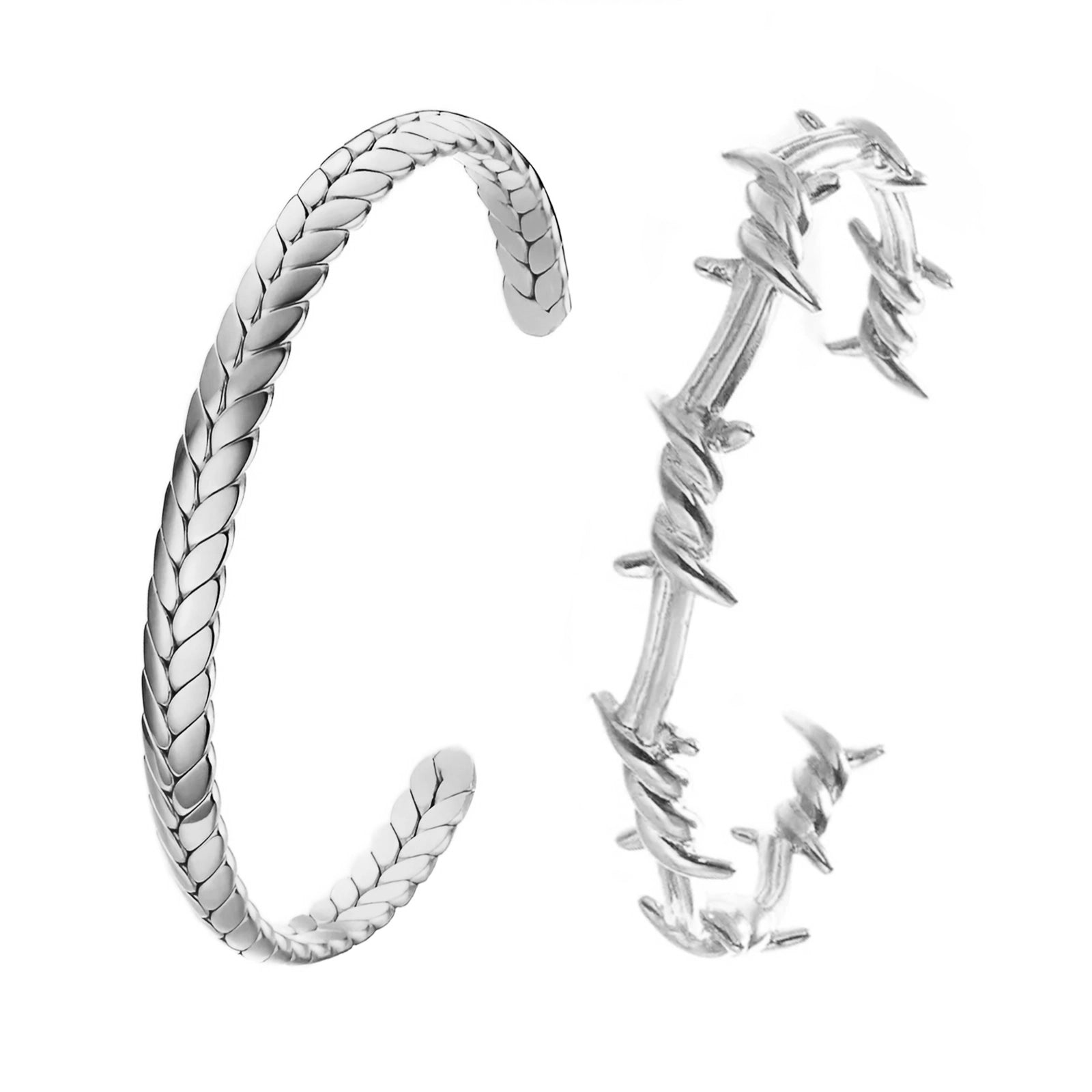 BANGLE SET - WHITE GOLD