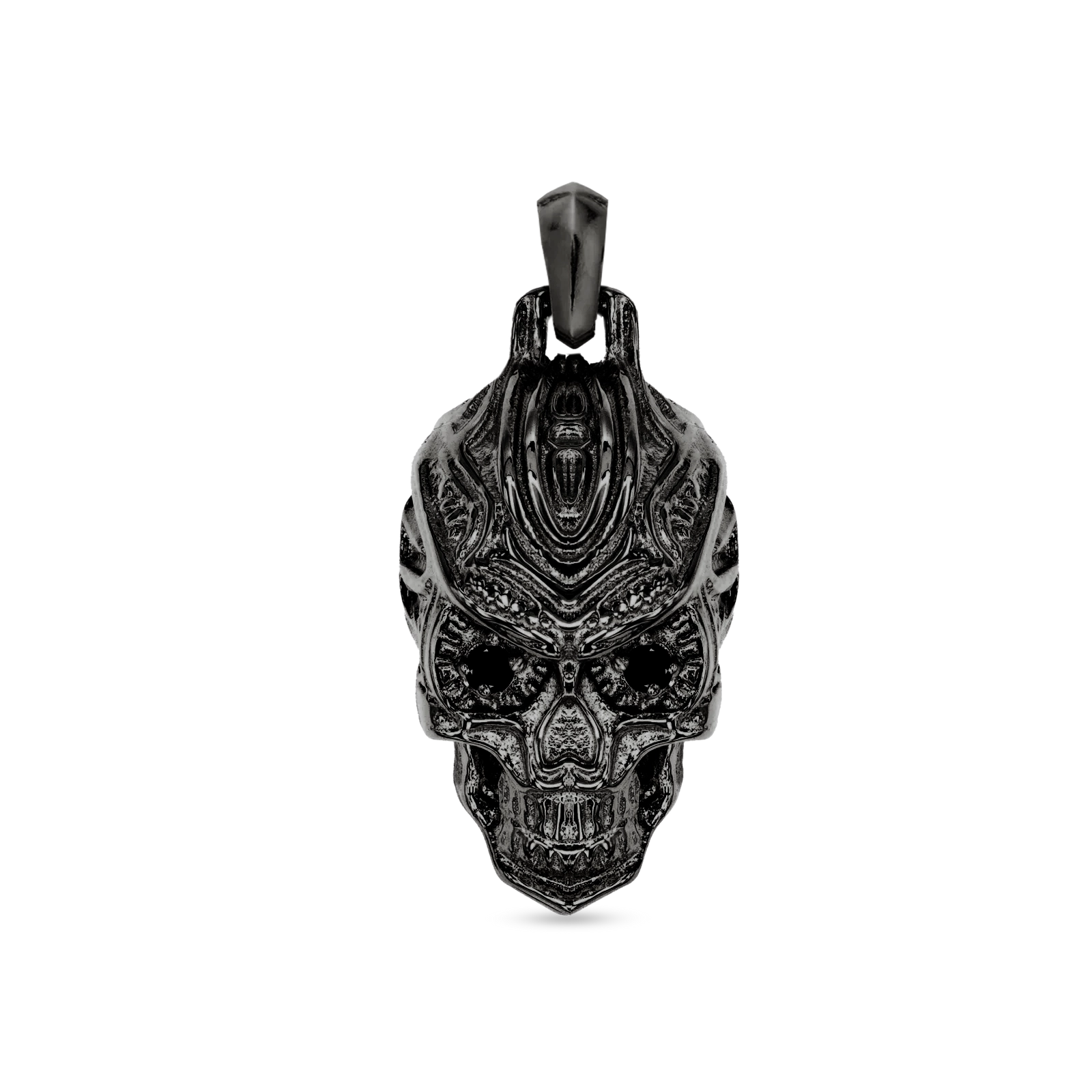 SKELETON PENDANT - BLACK (30𝘮𝘮)
