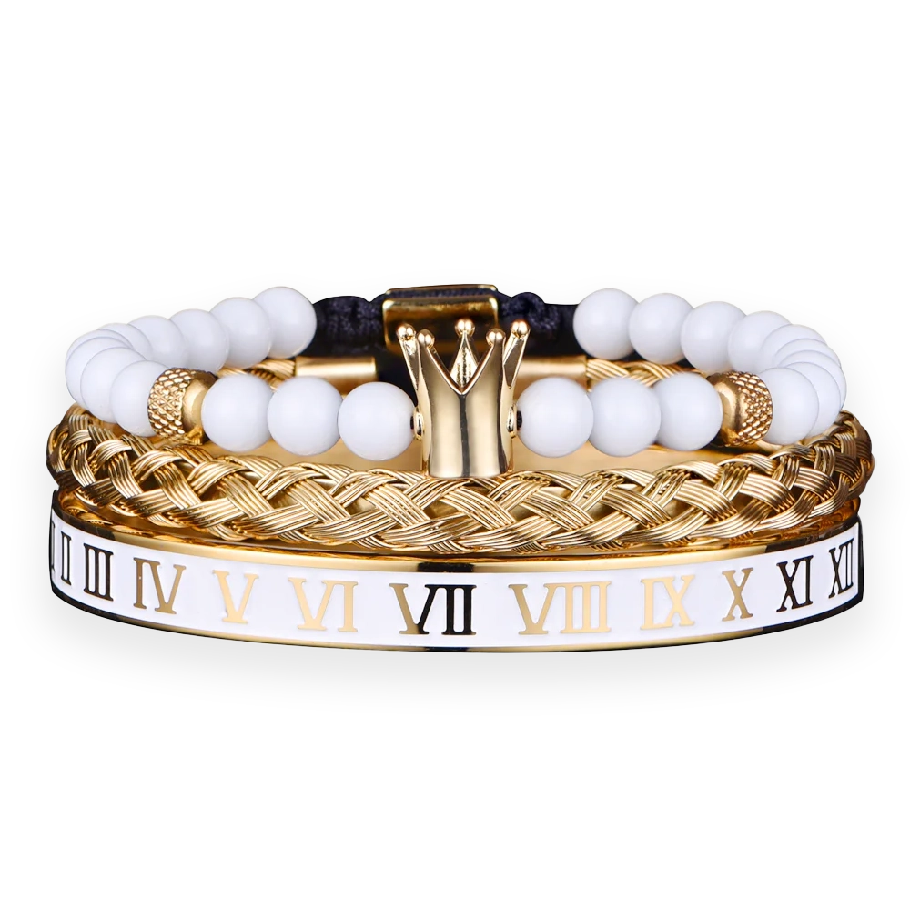 TRIO ROYAL - WHITE/GOLD