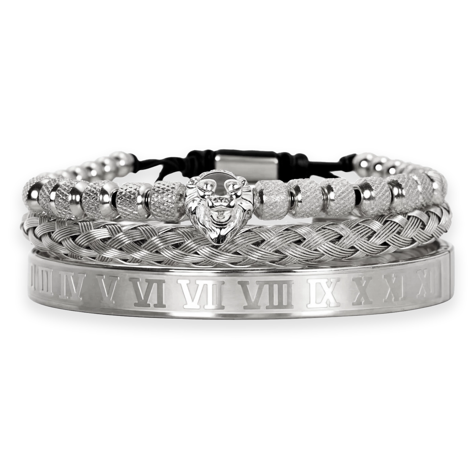 TRIO LION - WHITE GOLD