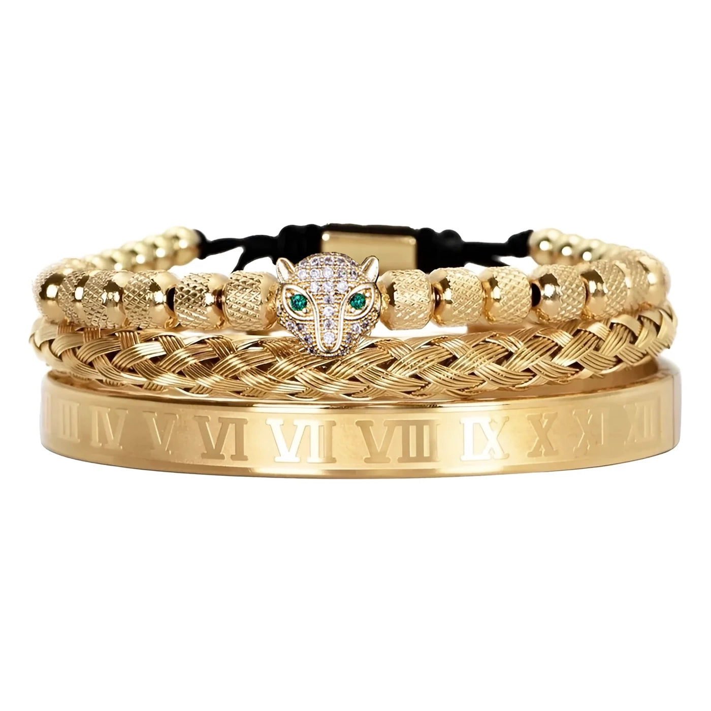 TRIO LEOPARD - GOLD