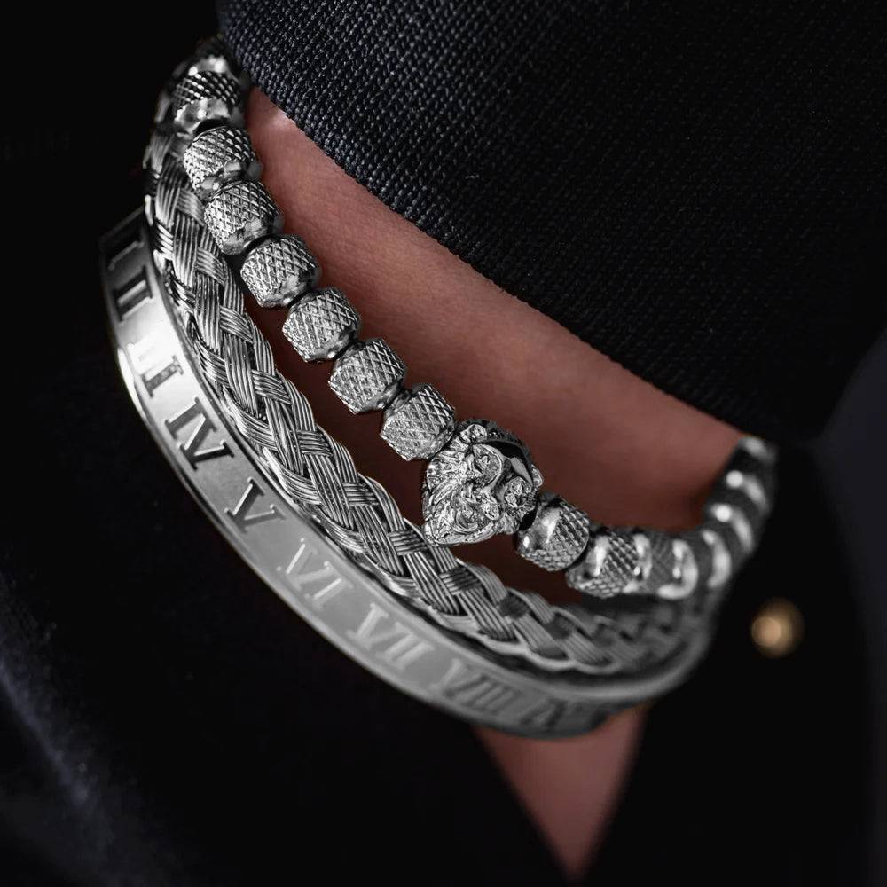 TRIO LION - WHITE GOLD