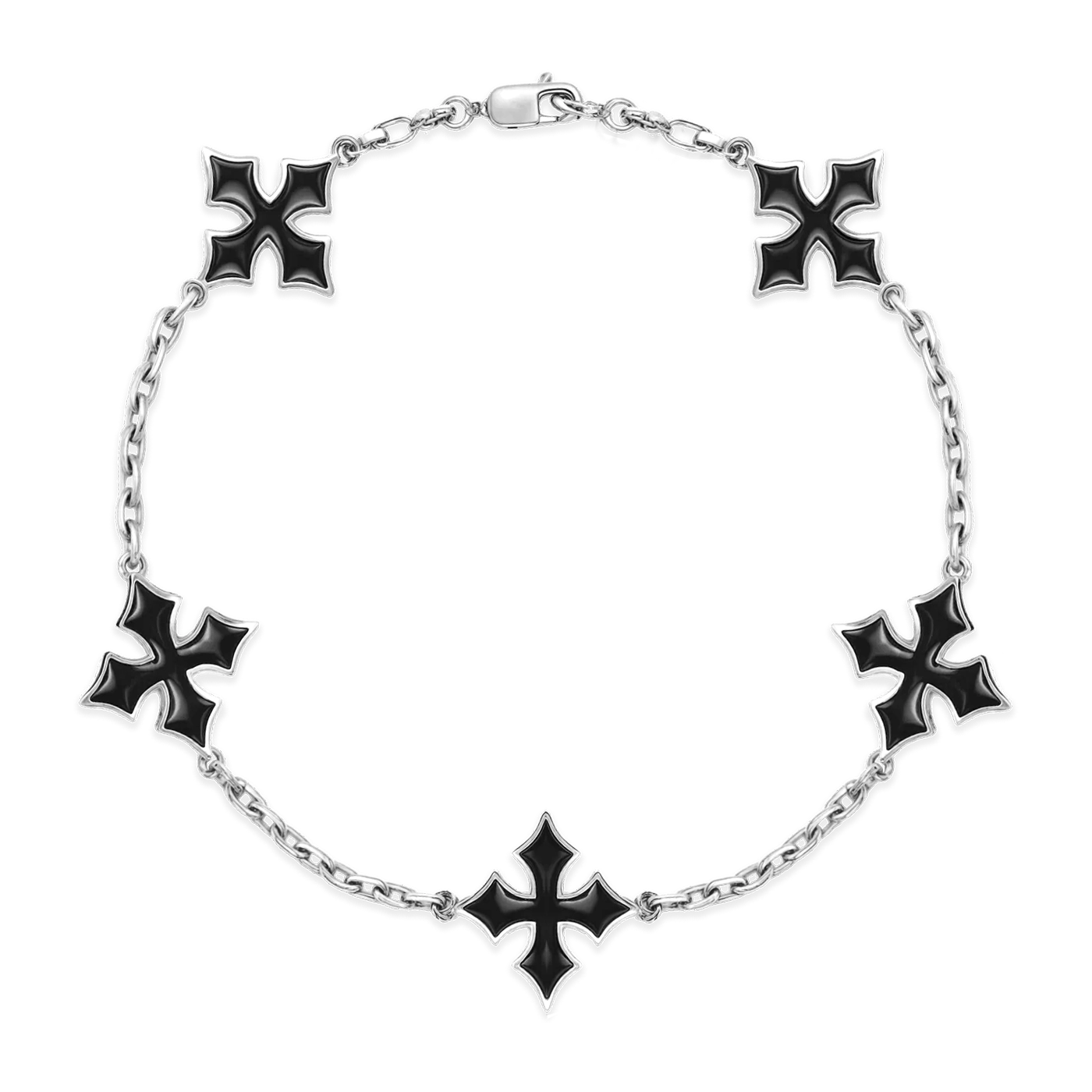 White gold Julivno Van bracelet for men