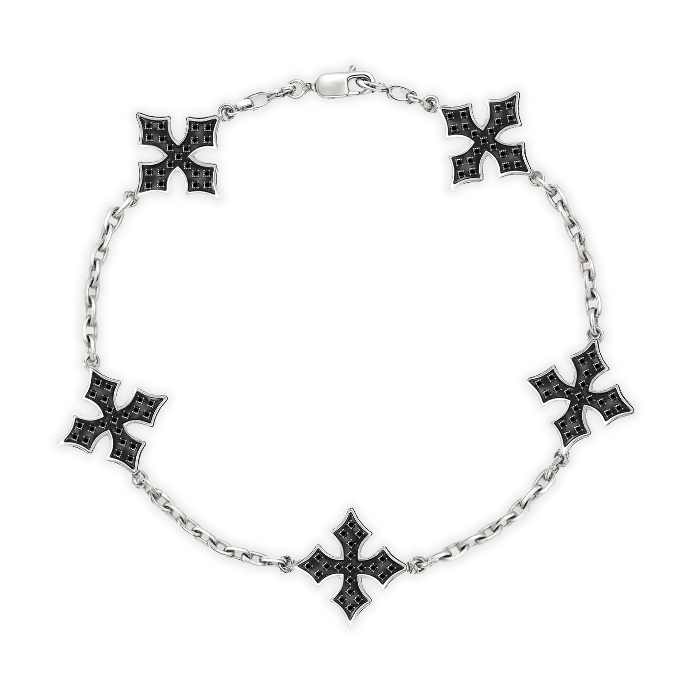 DIAMOND VAN CLEEF BRACELET - WHITE GOLD