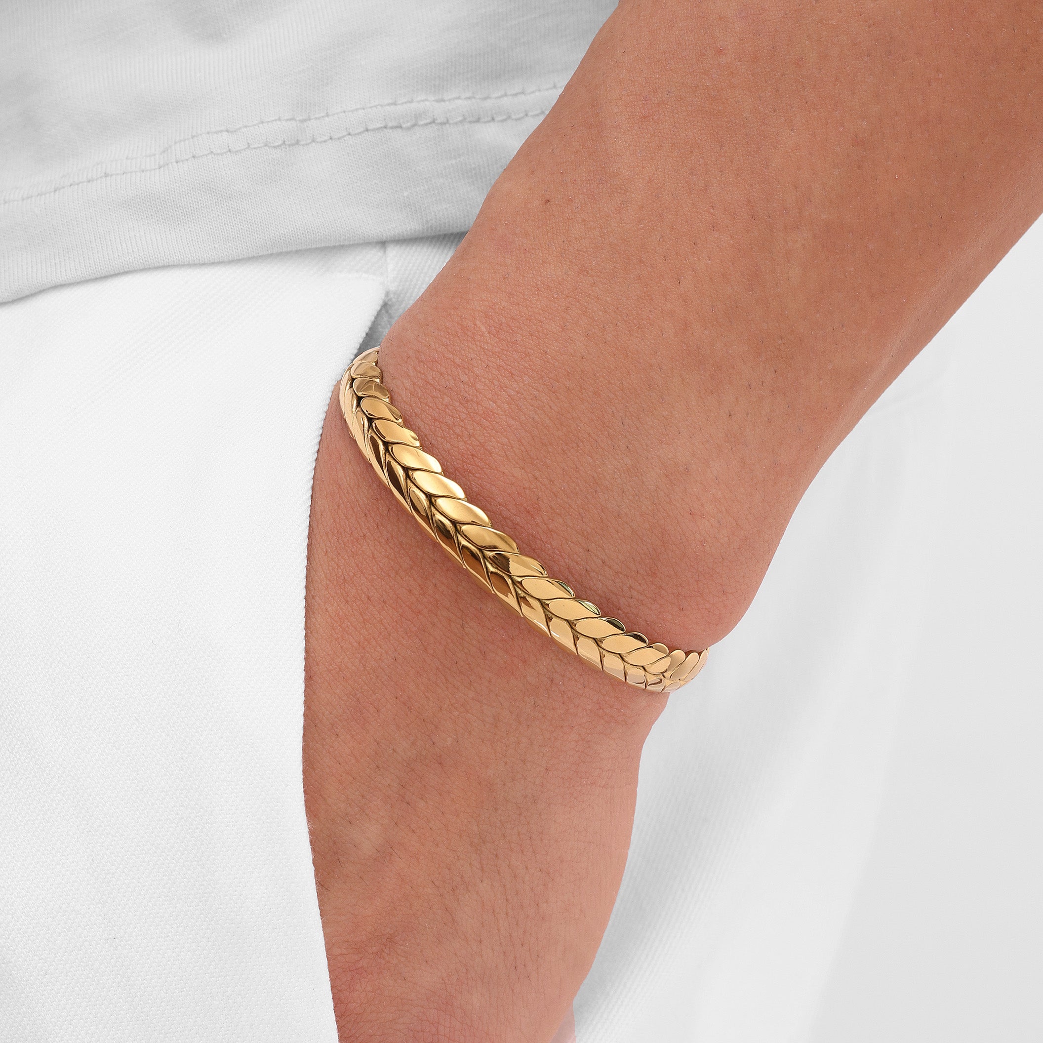 Wheat Cuff Bracelet