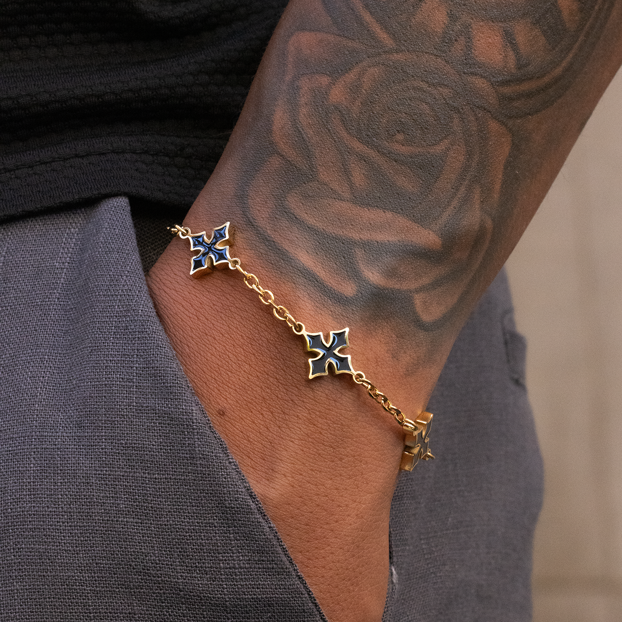 JULIVNO VAN CLEEF BRACELET - GOLD