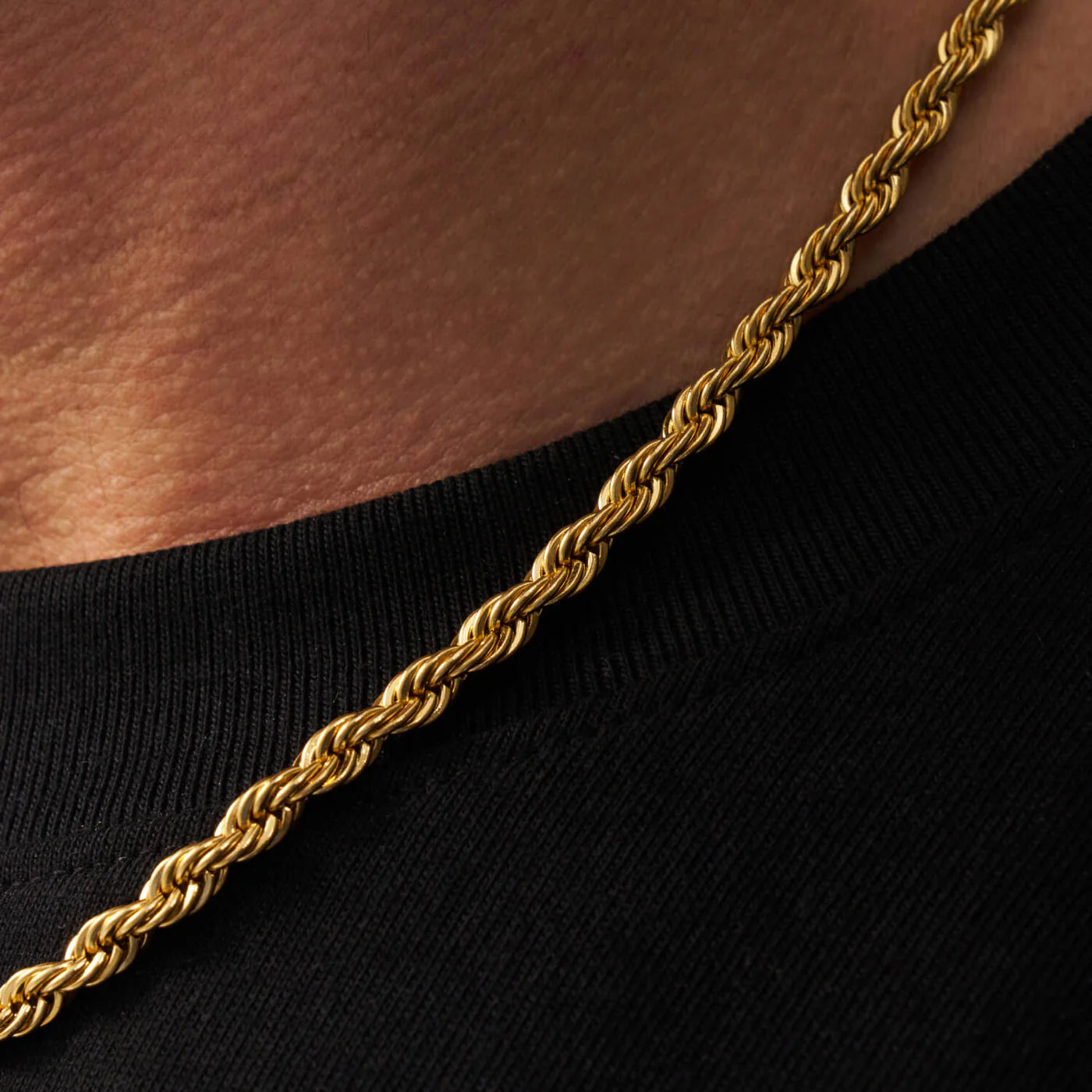 ROPE CHAIN - GOLD (4𝘮𝘮)