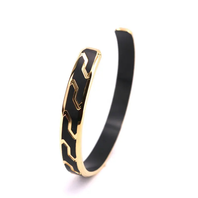 JULIVNO CUFF - BLACK/GOLD