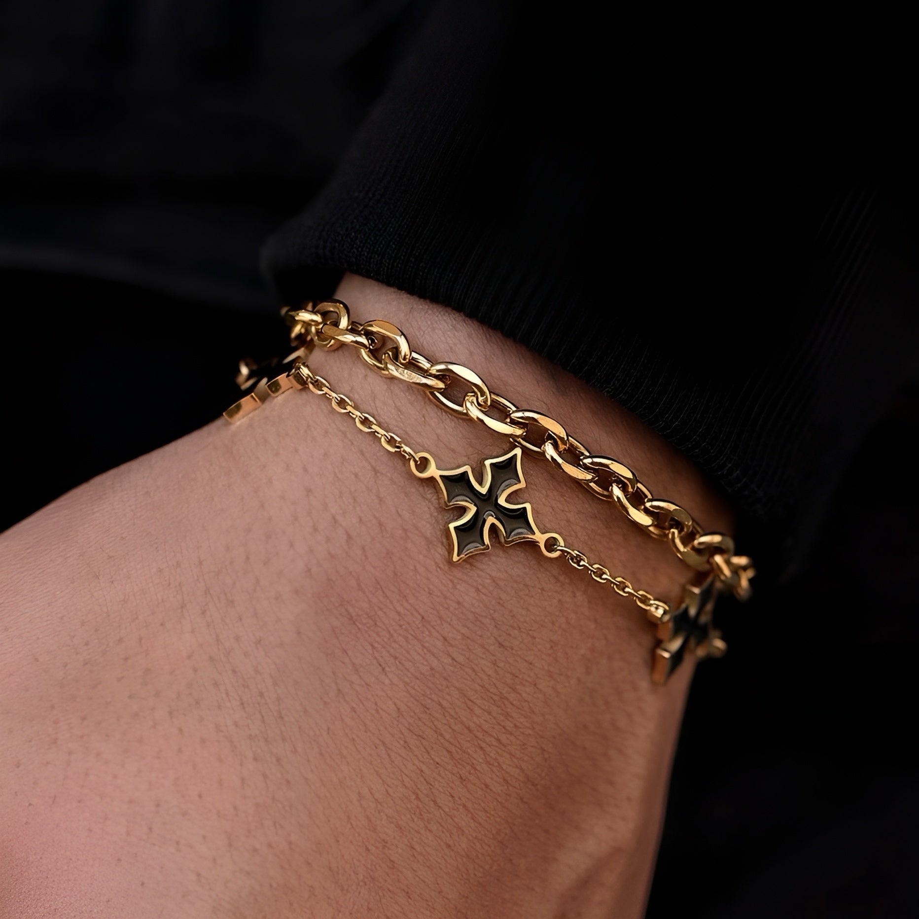 JULIVNO VAN CLEEF BRACELET - GOLD