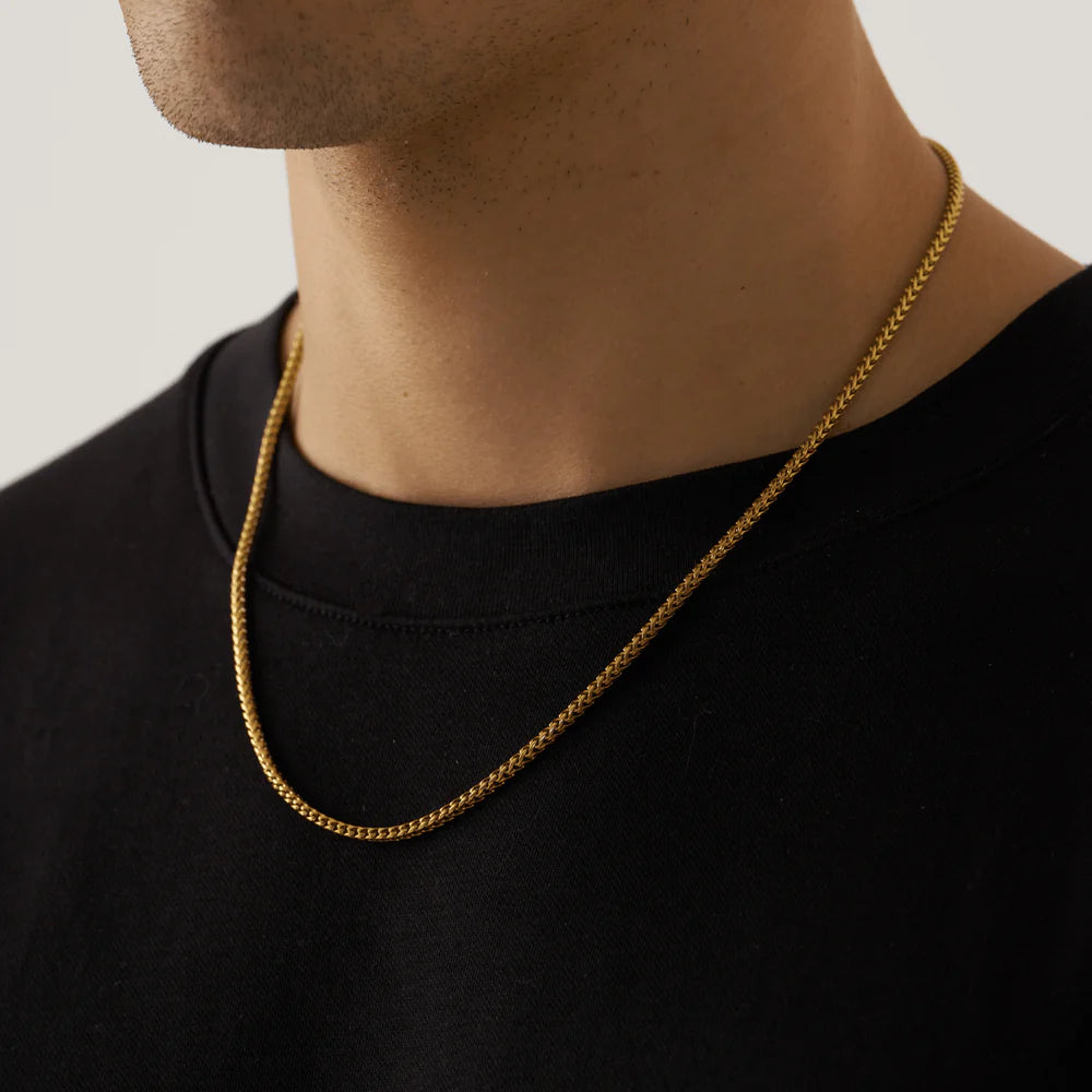 FRANCO CHAIN - GOLD (3𝘮𝘮)
