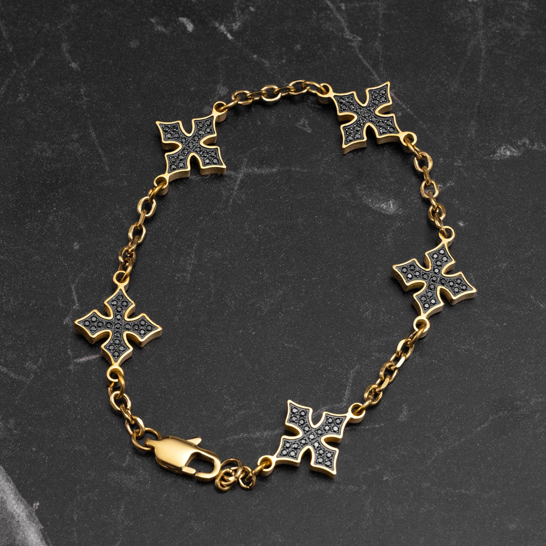 Luxury gold Julivno signature Van Cleef bracelet