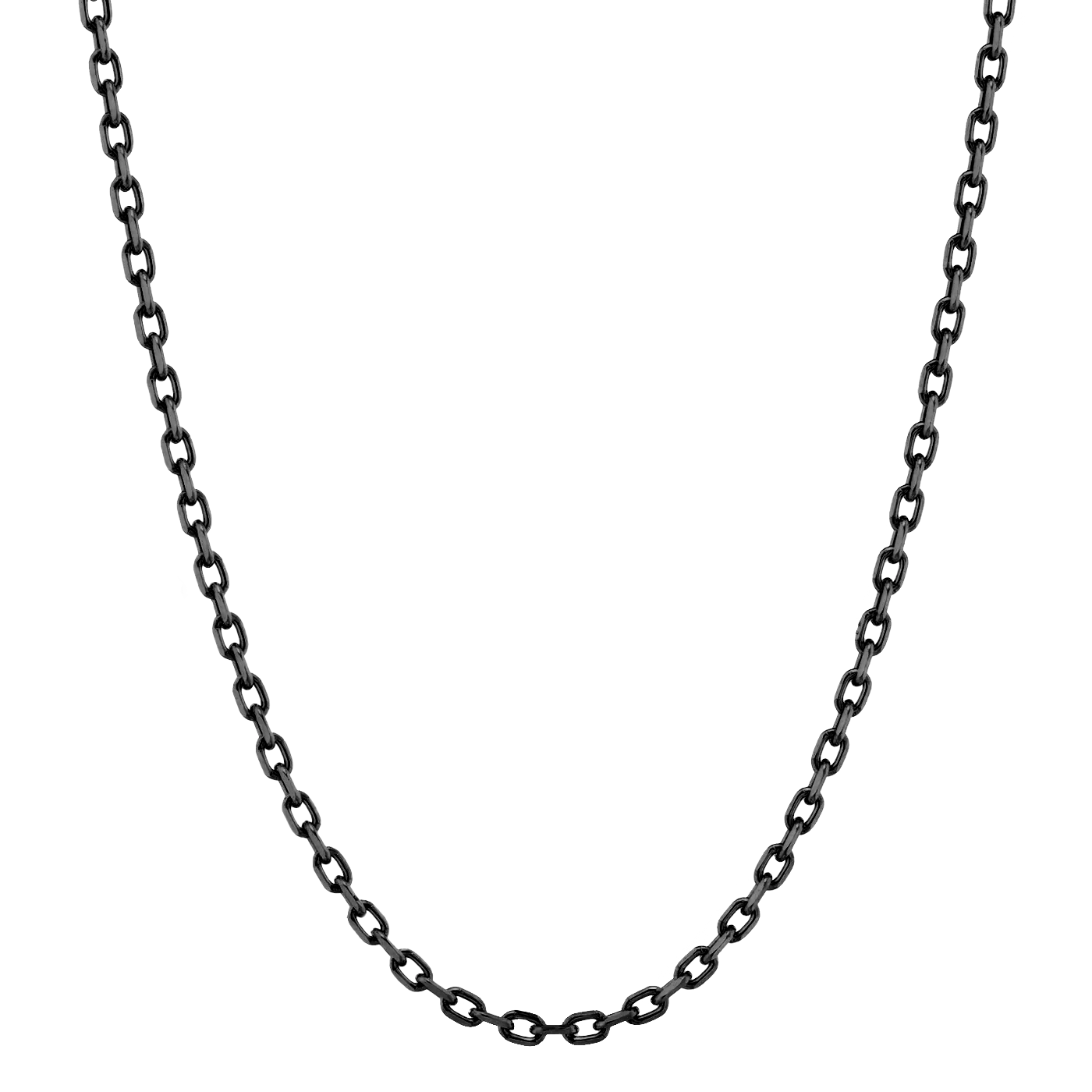 CABLE CHAIN - BLACK (3𝘮𝘮)