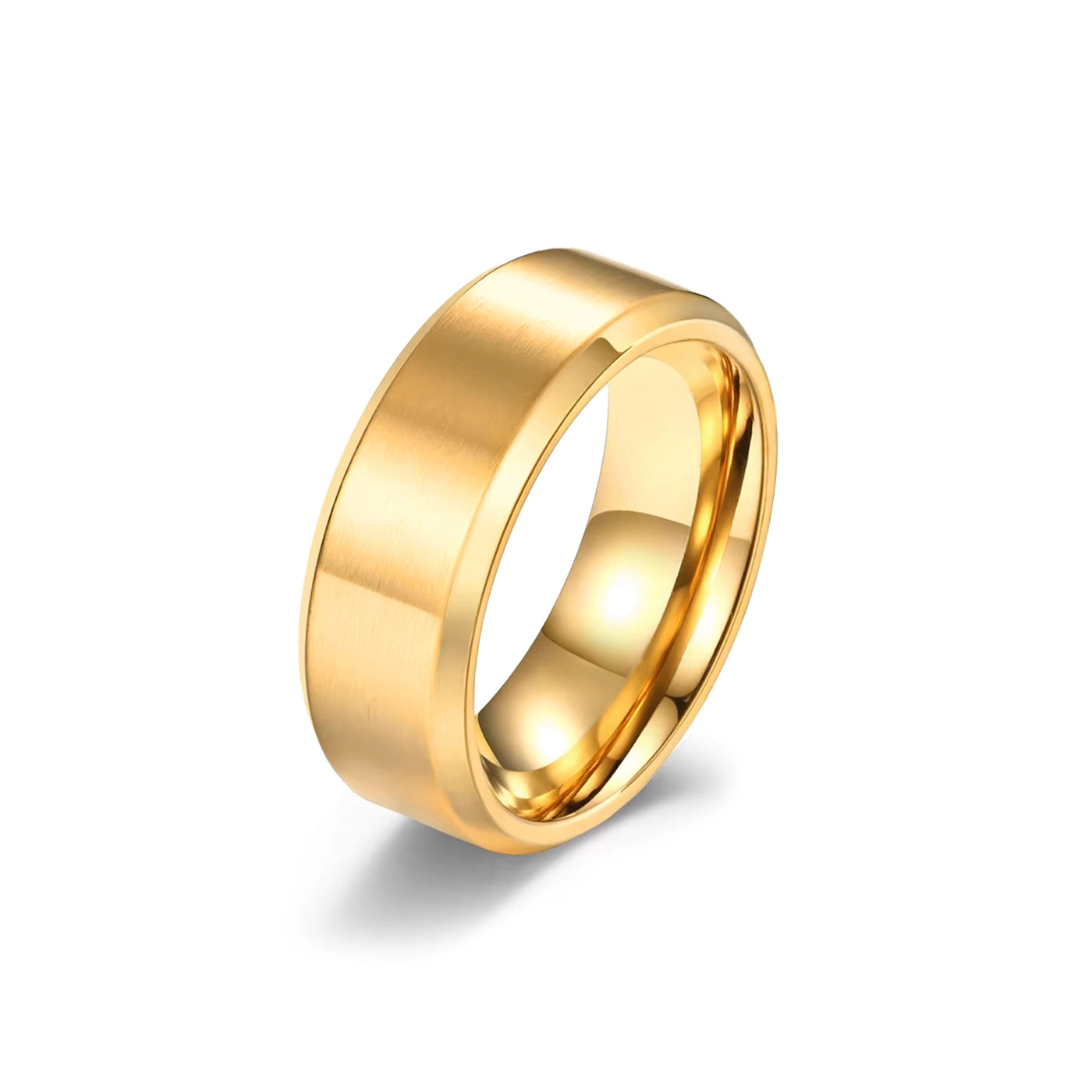 BRUSHED RING - GOLD (8𝘮𝘮)