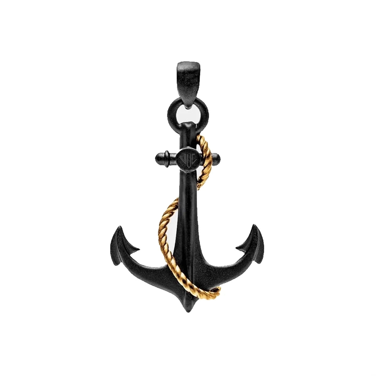 ANCHOR PENDANT - BLACK