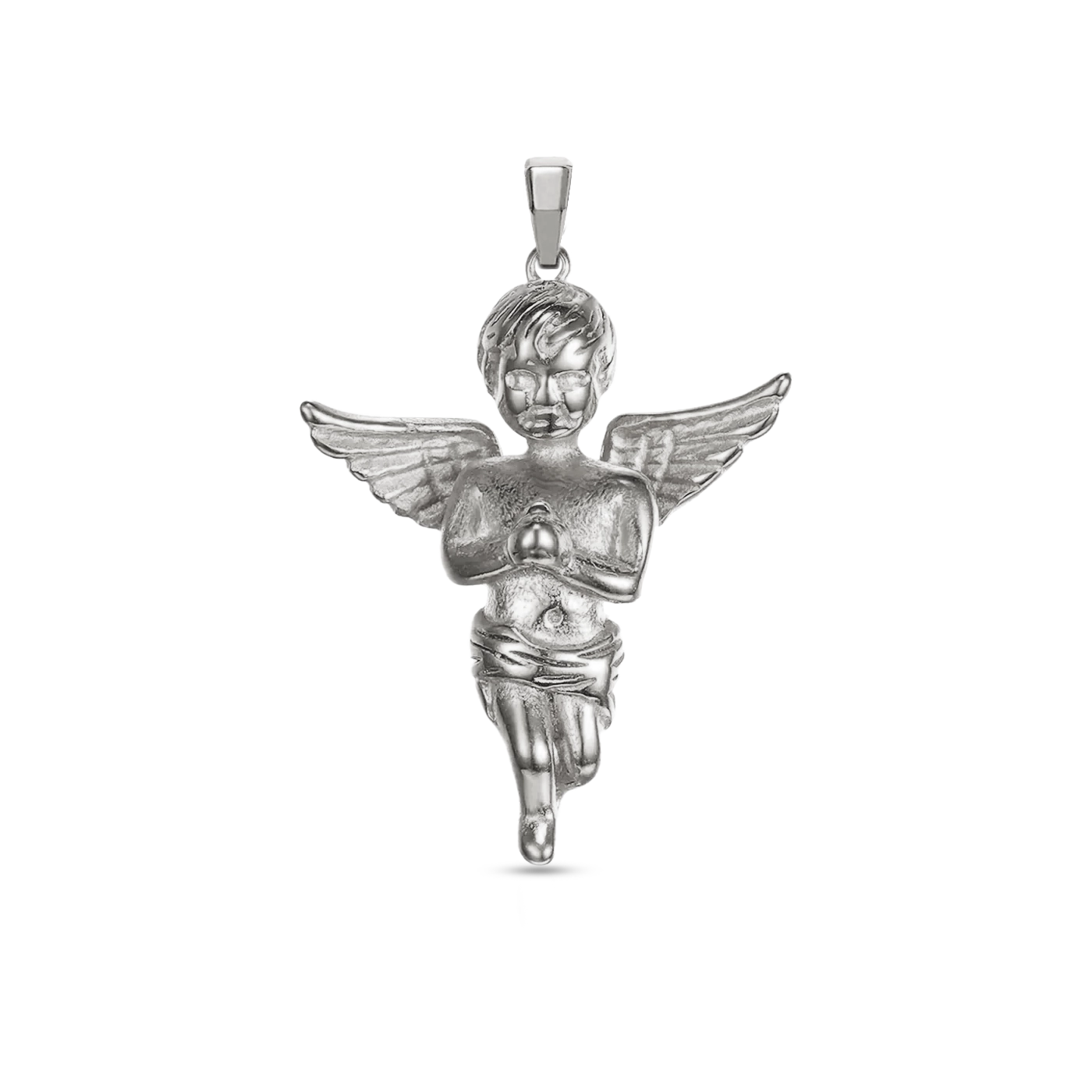 ANGEL PENDANT - WHITE GOLD (30𝘮𝘮)