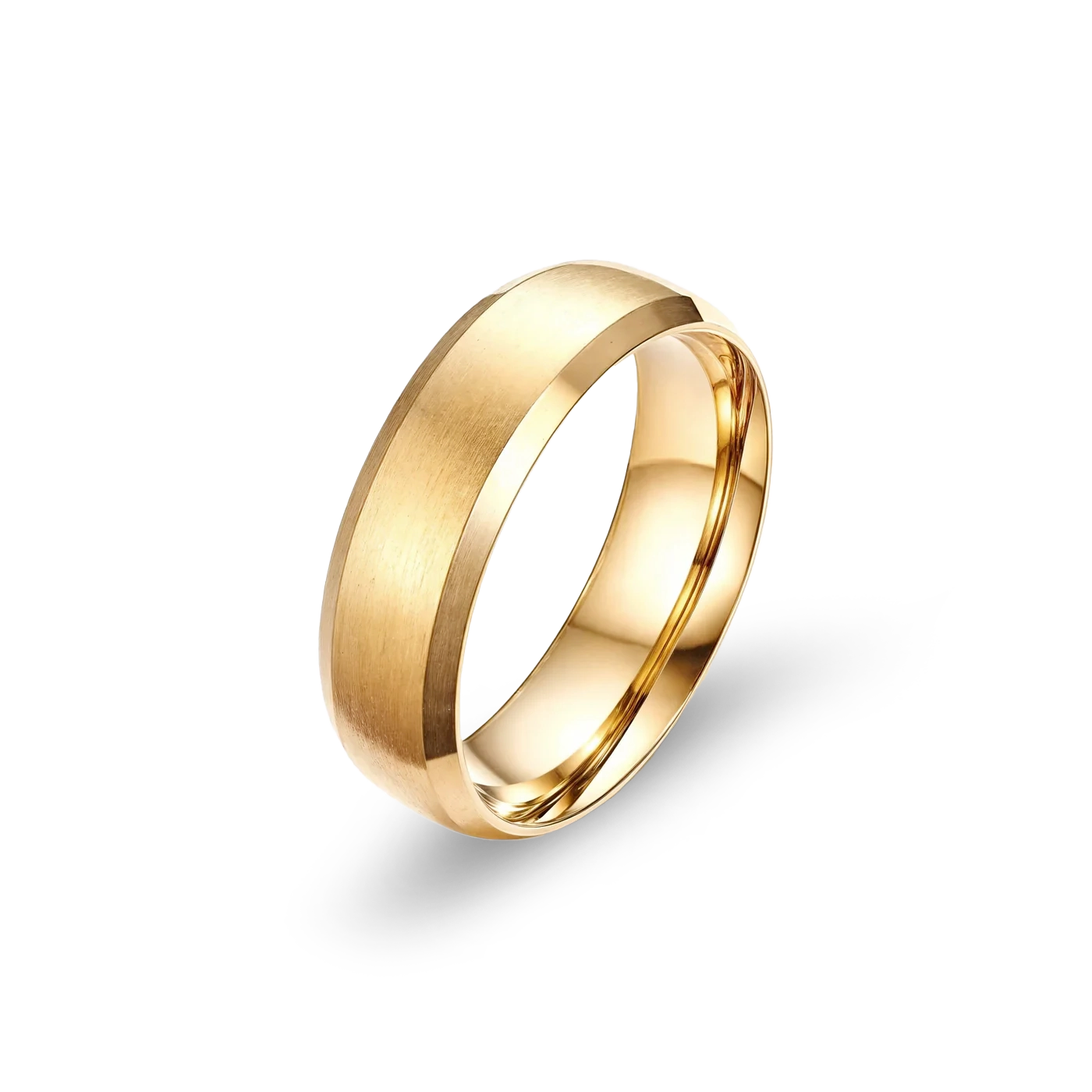 BRUSHED RING - GOLD (6𝘮𝘮)