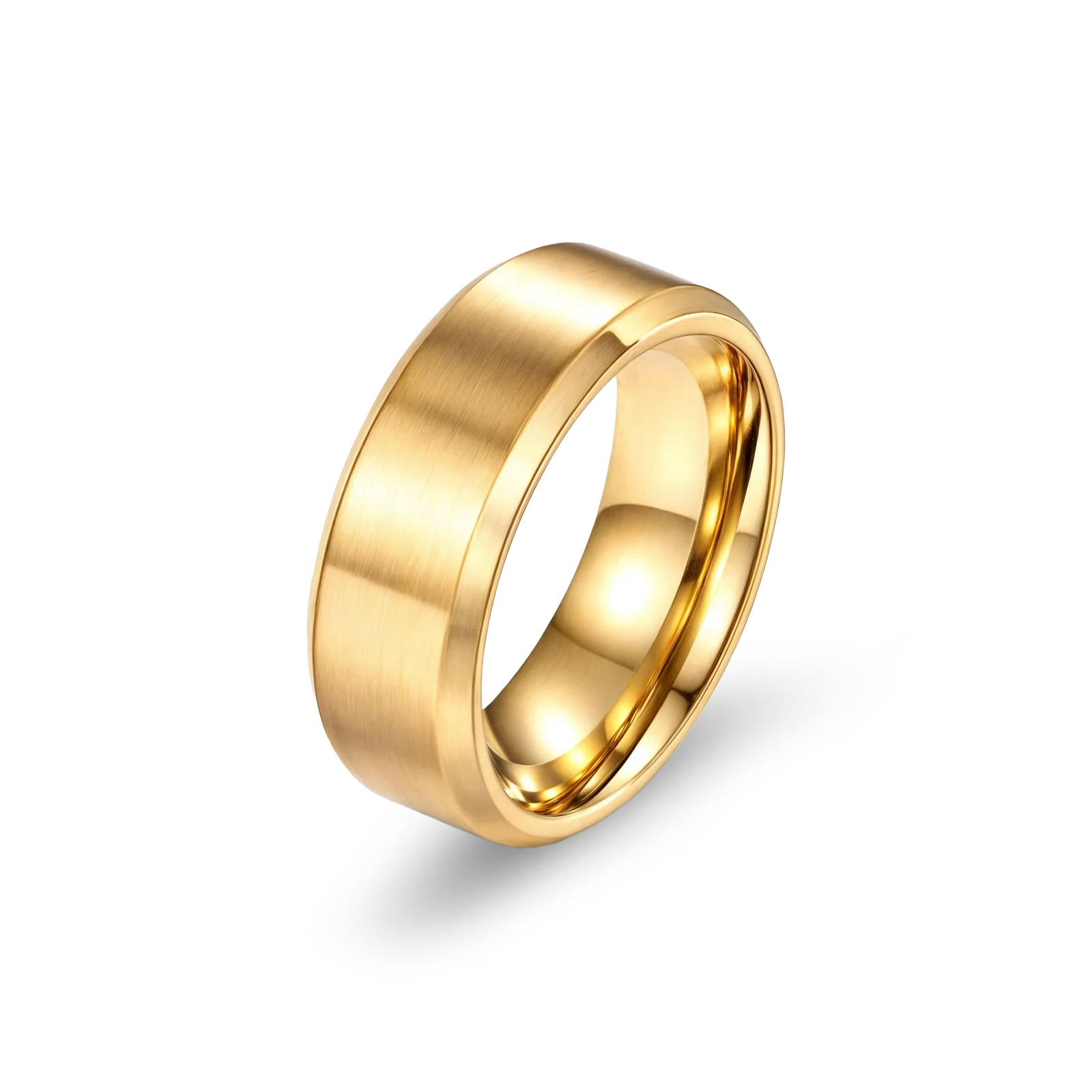 BRUSHED RING - GOLD (8𝘮𝘮)