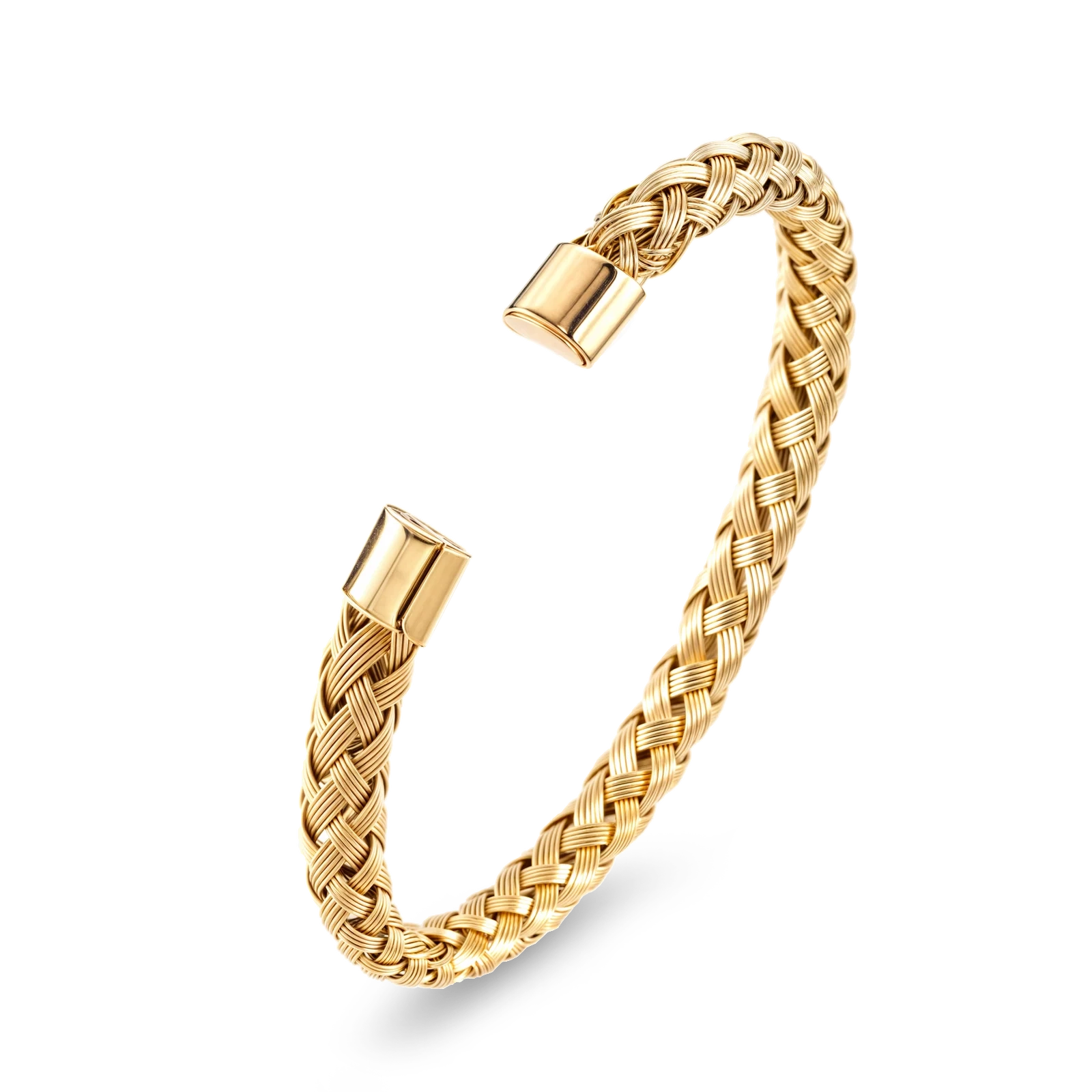 CABLE CUFF - GOLD