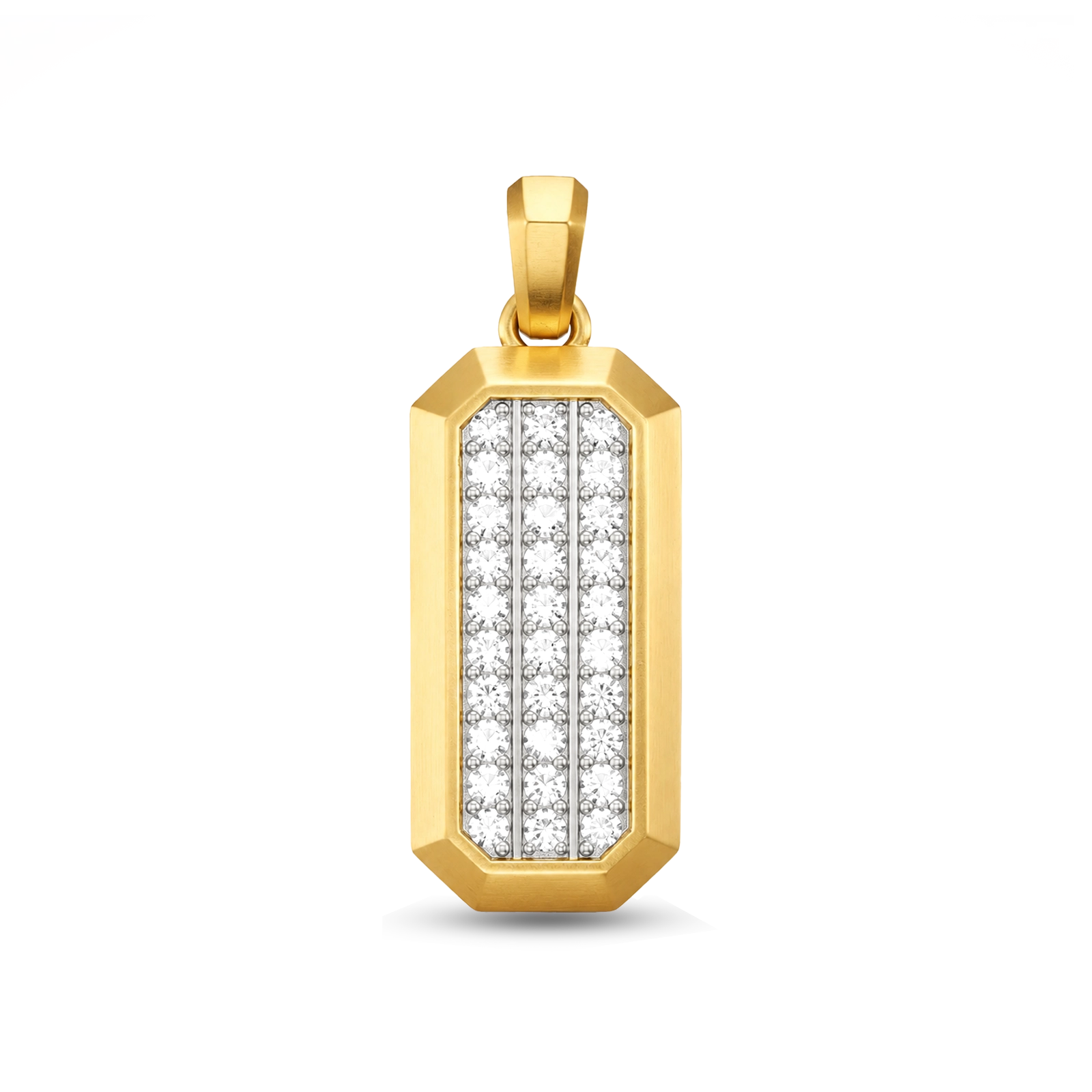 Diamond Rectangle Pendant