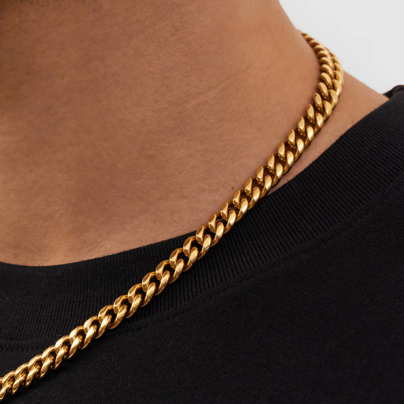 CUBAN CHAIN - GOLD (8𝘮𝘮)