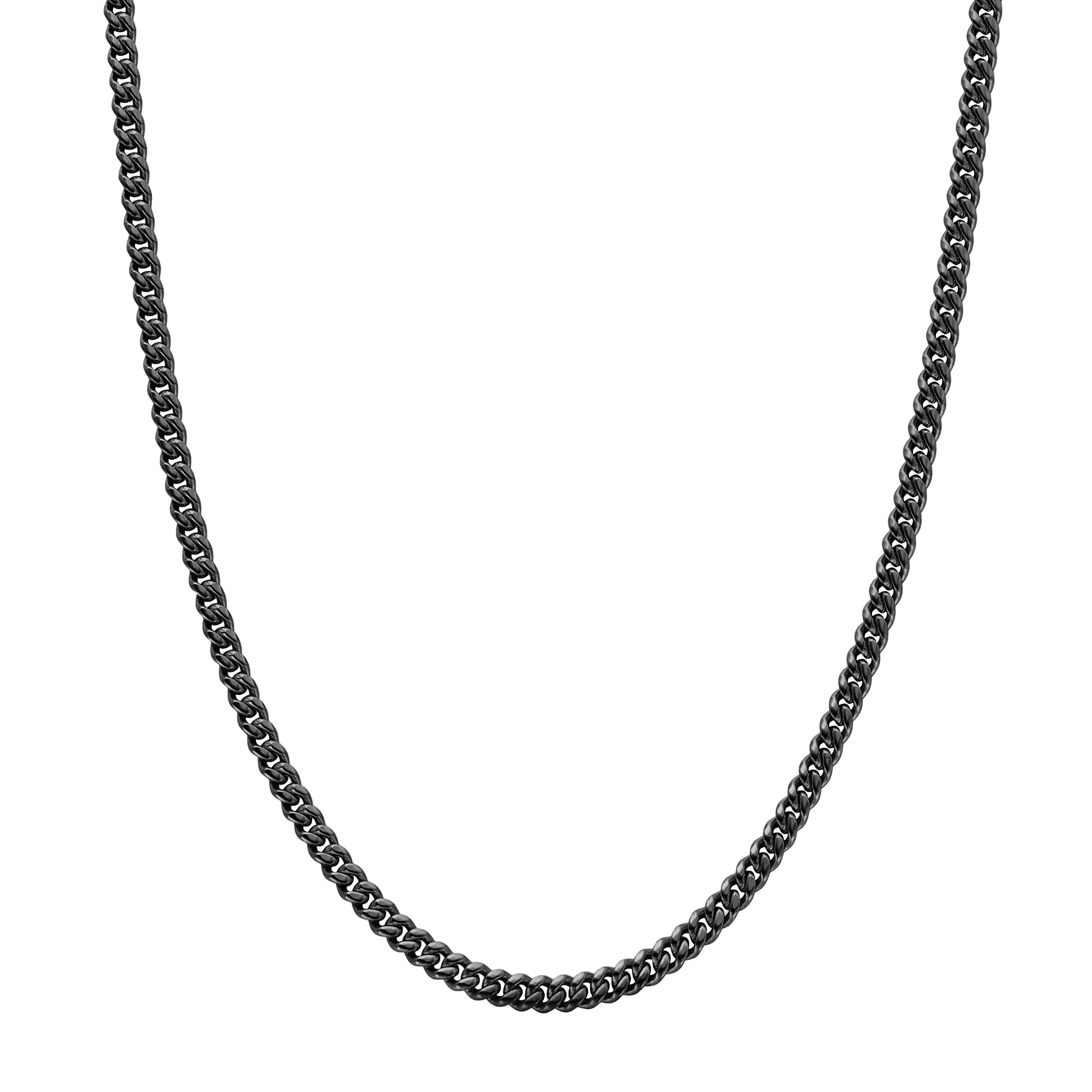 CUBAN CHAIN - BLACK (3.5𝘮𝘮)