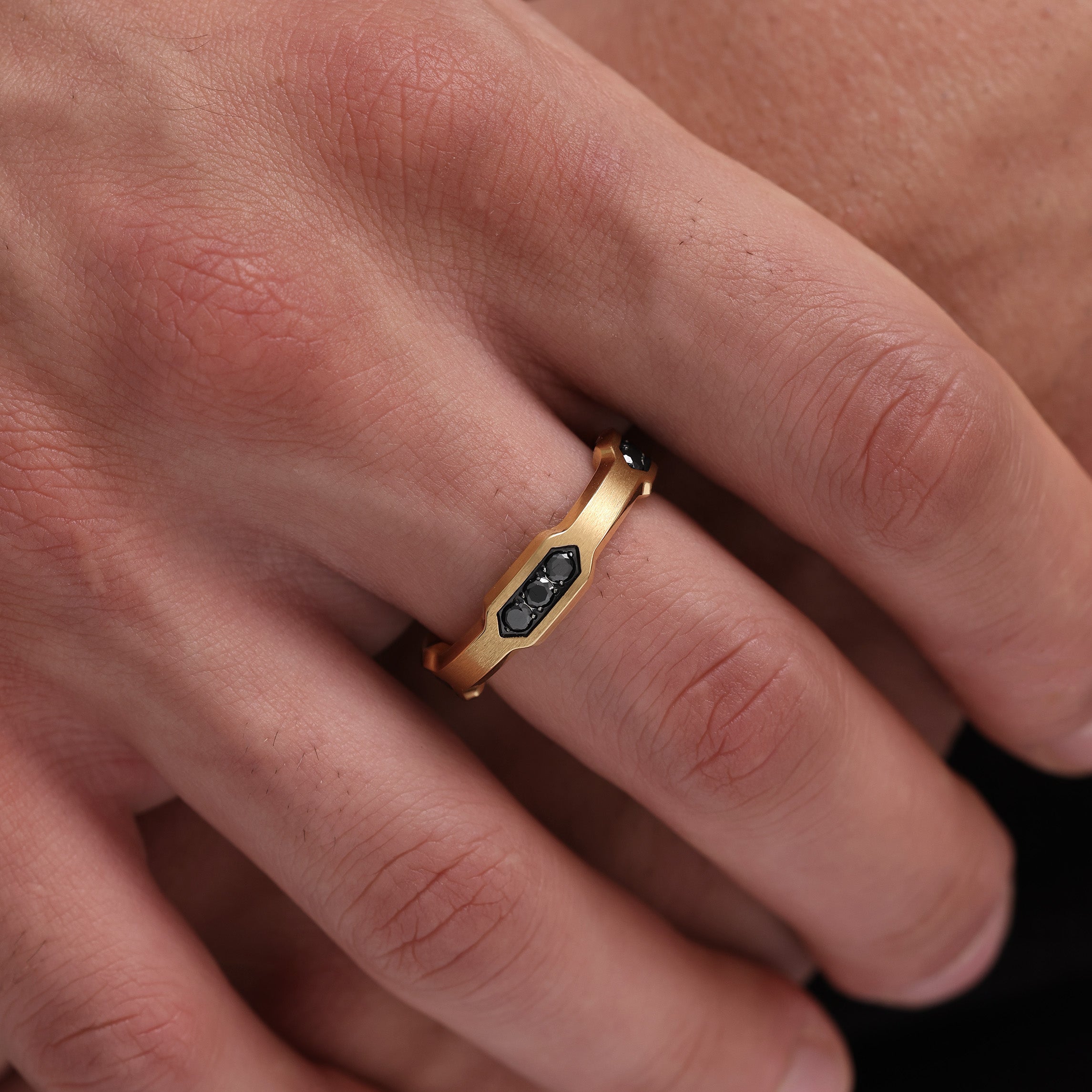 Diamond Hex Ring