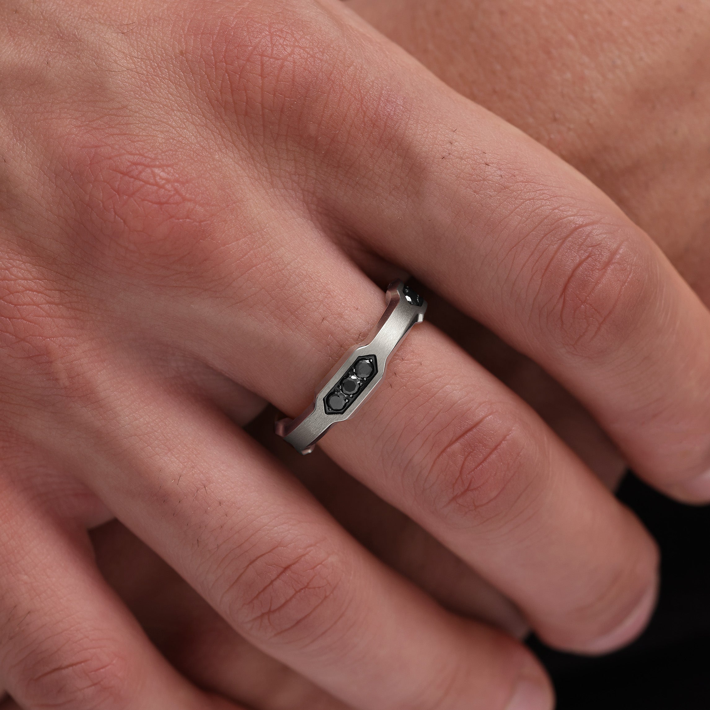 Diamond Hex Ring